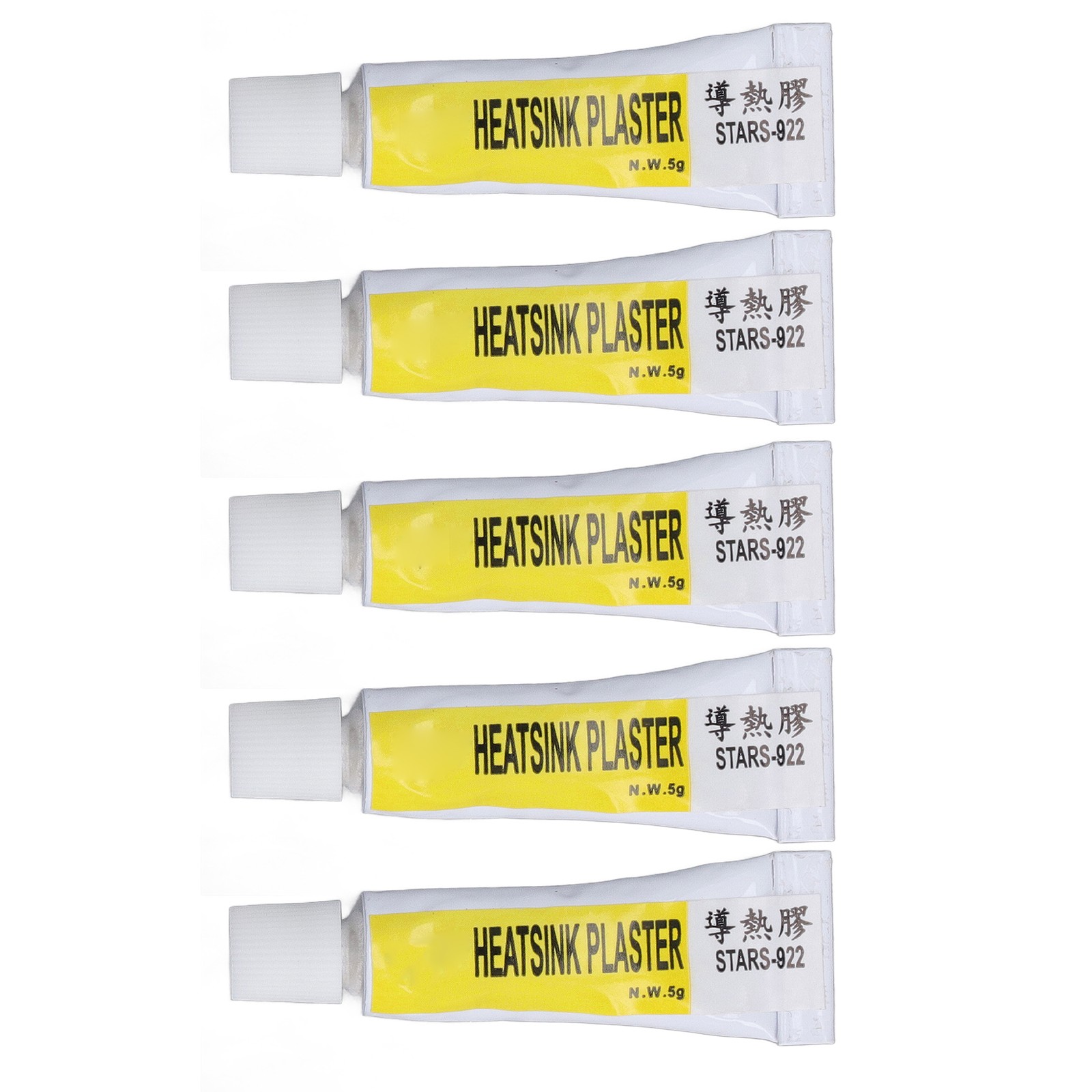 5PCS CPU Thermal Paste High Conductivity For 3D Printers White