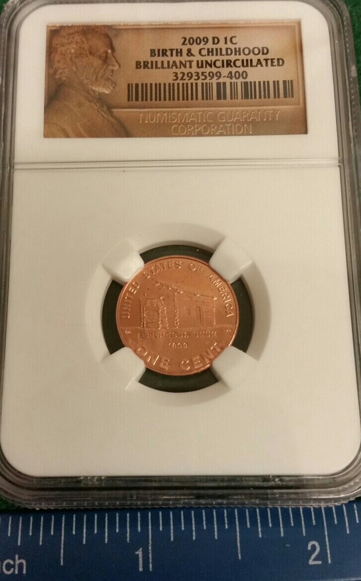 NGC 2009 D 1C Birth & Childhood Penny, Brilliant Uncirculated