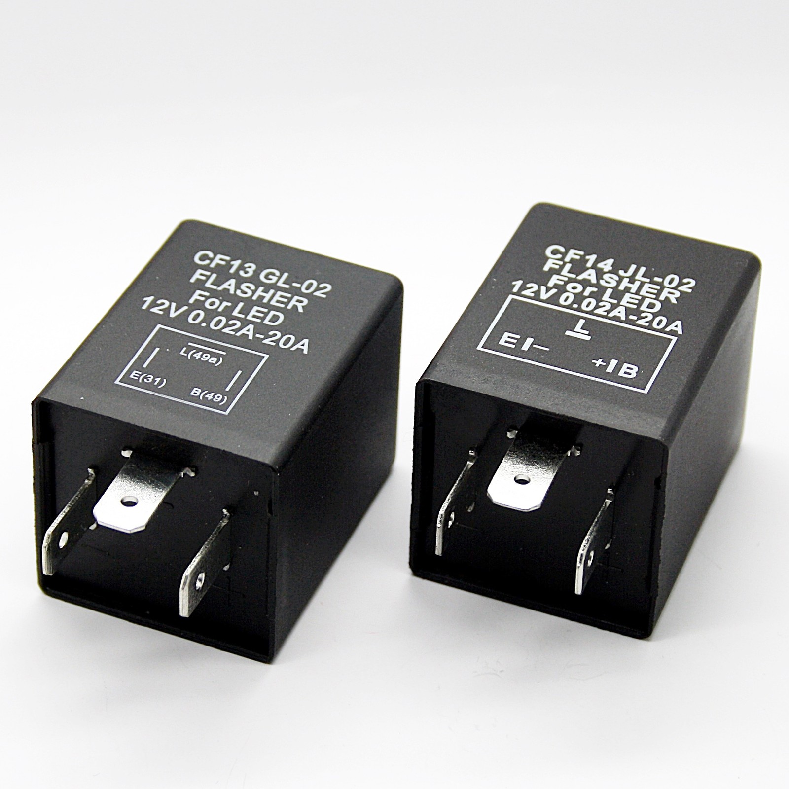 Relay CF13 GL-02 / CF14 JL-02 LED Indicator 12V Turn Signal Relay Flasher 3 Pole