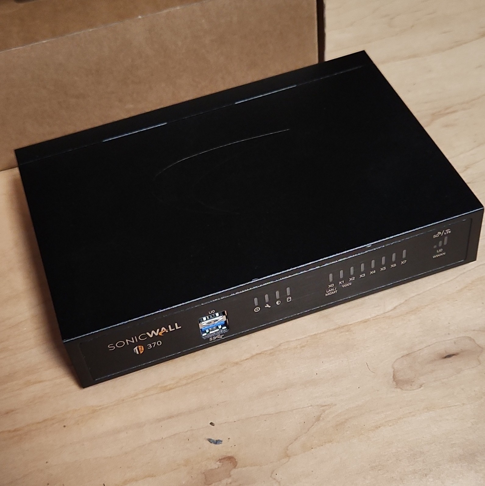 SonicWALL TZ370 Network Security Firewall Appliance Physical Format 01-SSC-0030