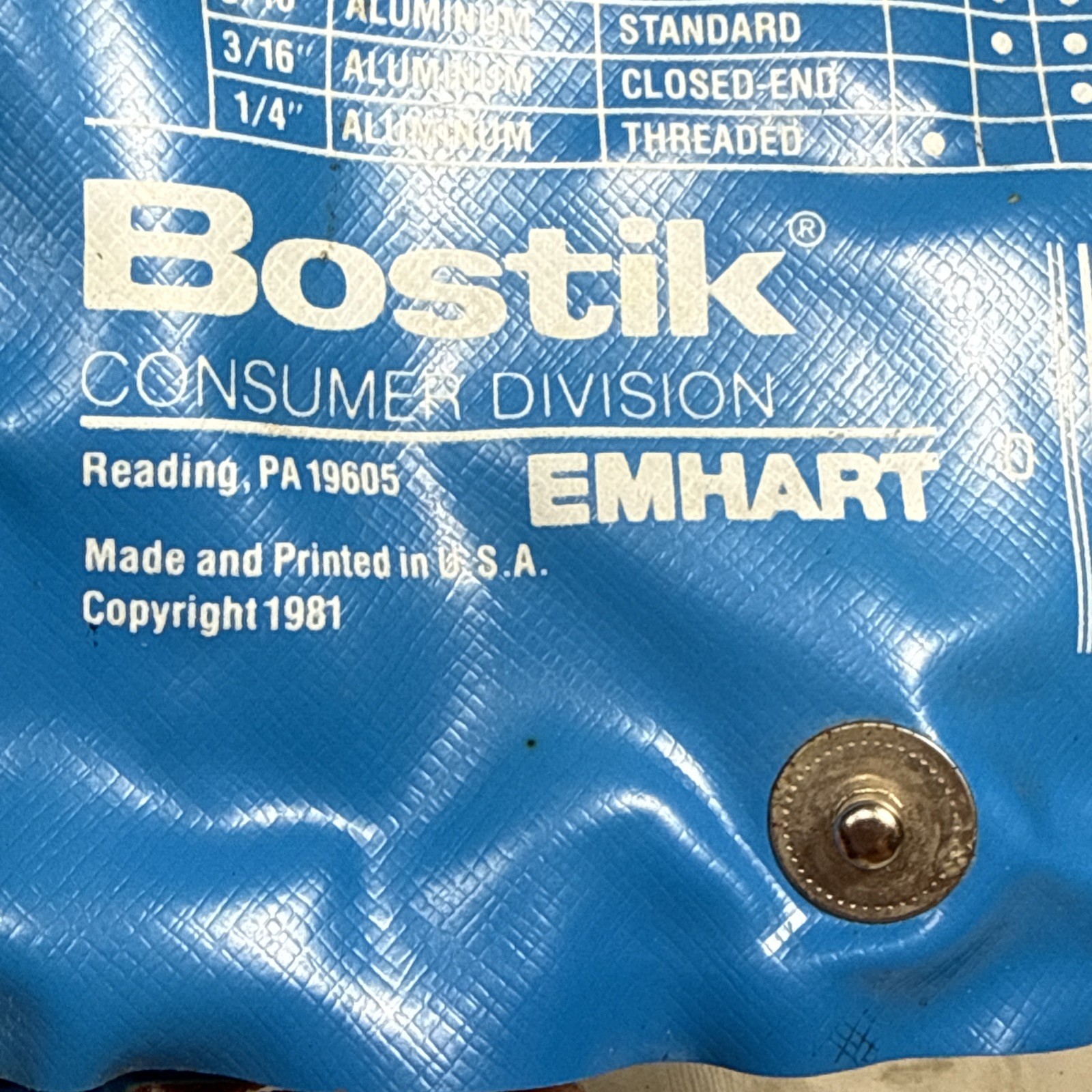 Pop Rivetool Kit K 110 Rivet Tool w Assorted Rivets Bostik Emhart in Package