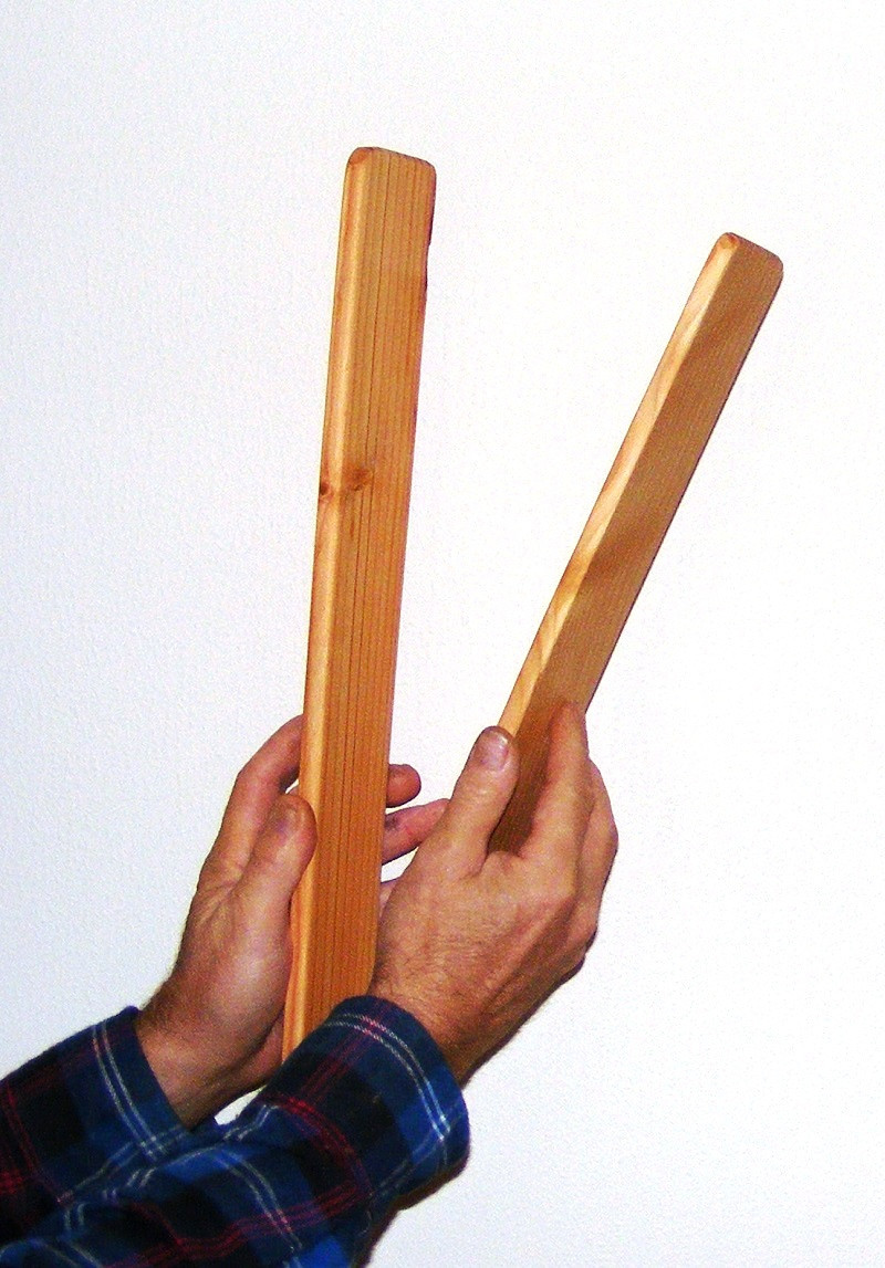 18" Wood Percussion Clapper Instrument Set