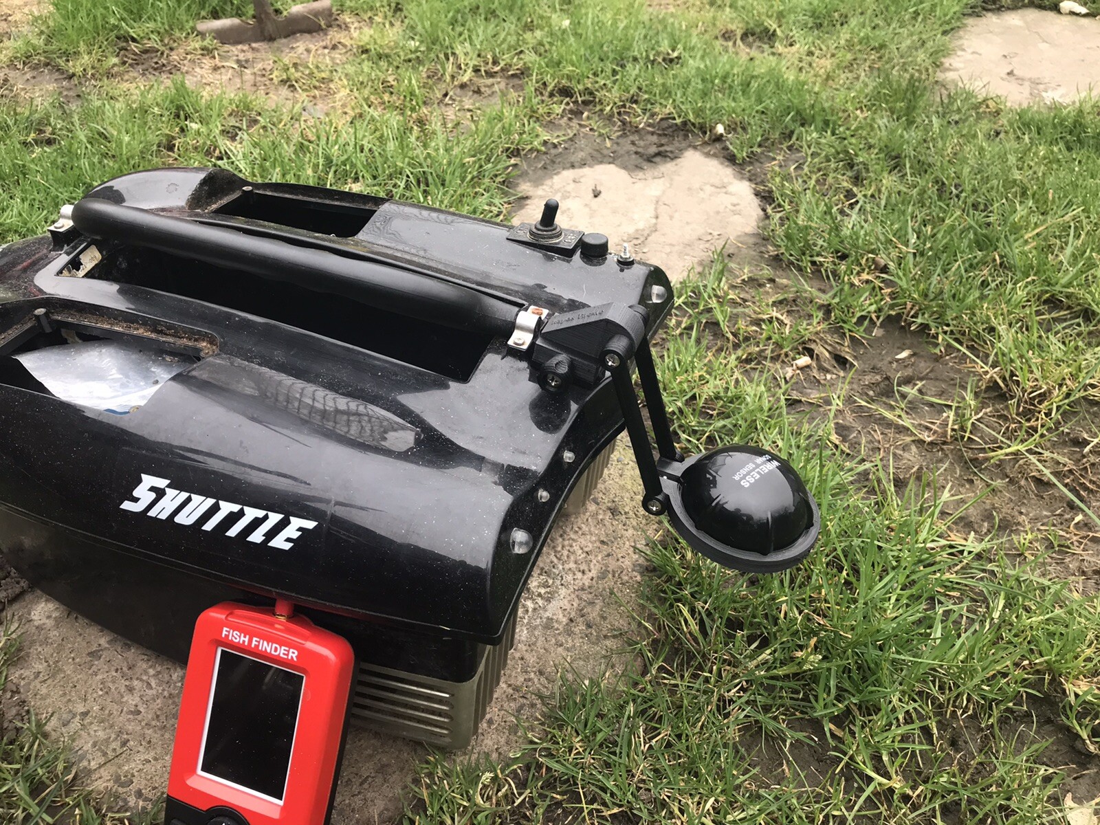 Fishfinder Bracket Mount waverunner Sonar Carp Fishing Xj-01 wireless