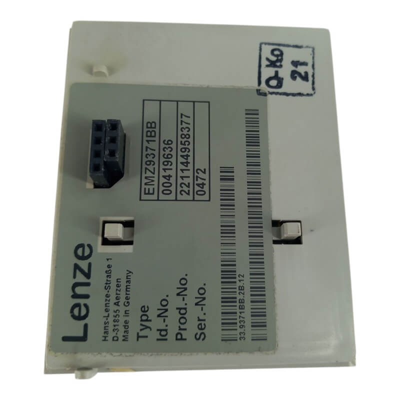 LENZE EMZ9371BB control module / display for Vector 8200 / 9300 drive