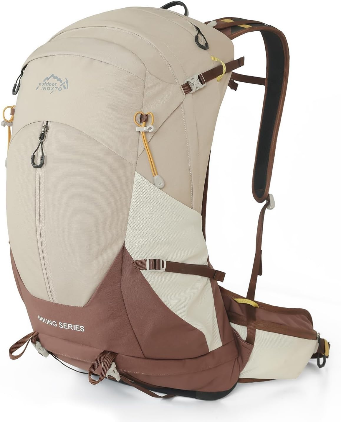 INOXTO Hiking  Camping Backpack, 30L Waterproof Daypack with 3L Water Bladder