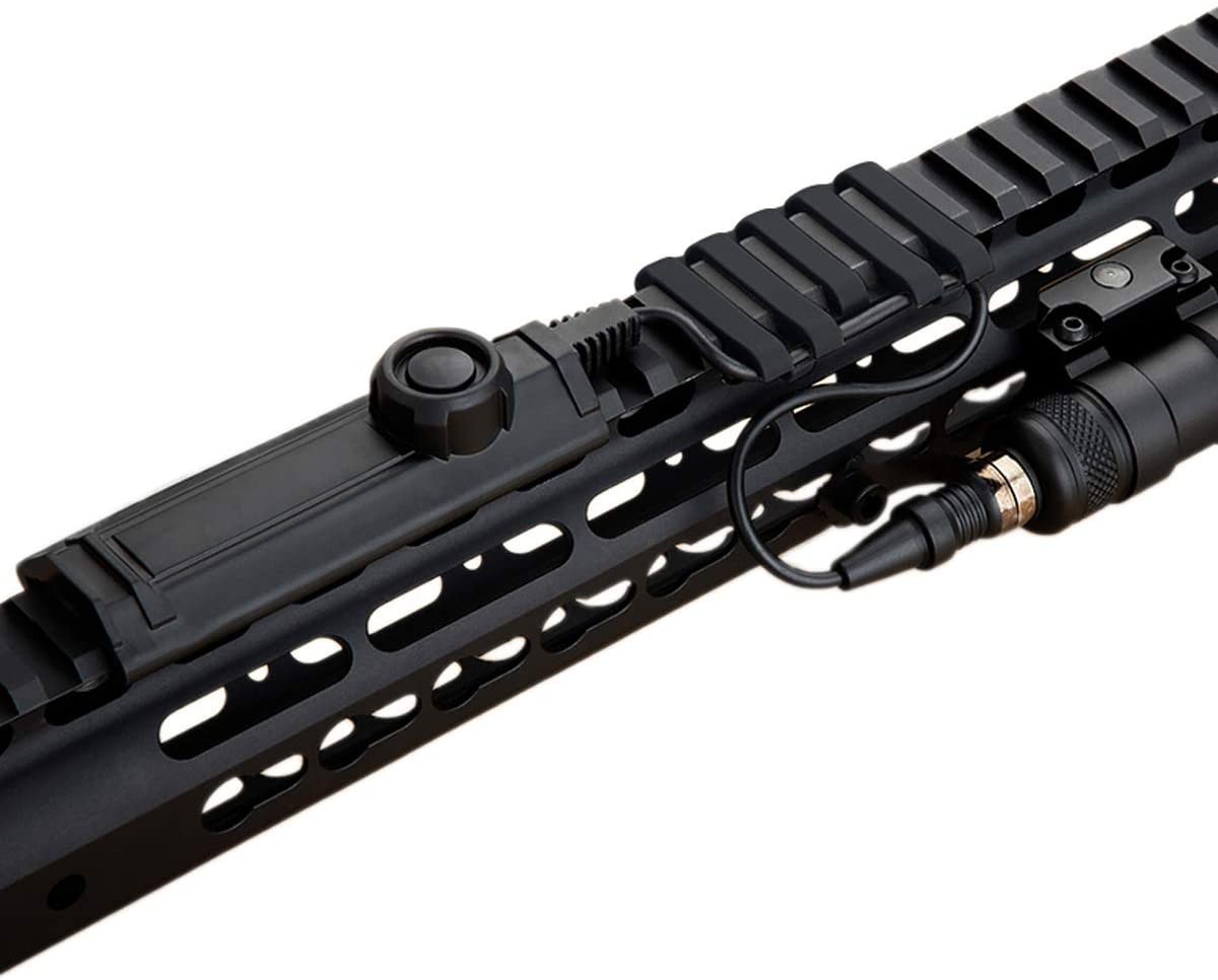 Tactical M300B Flashlight + Light Switch Pad + Rail Cover Combo for Picatinny