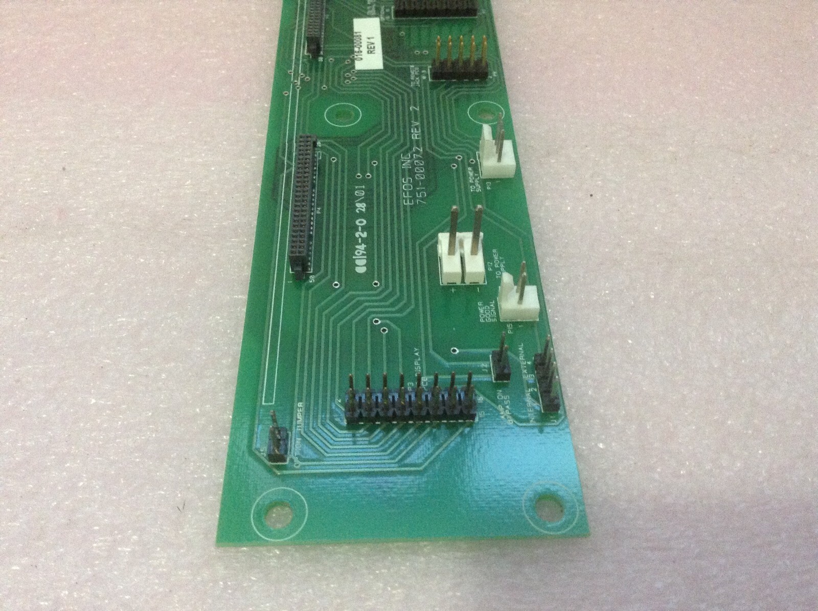 EFOS 751-00072 Board D 016-90081