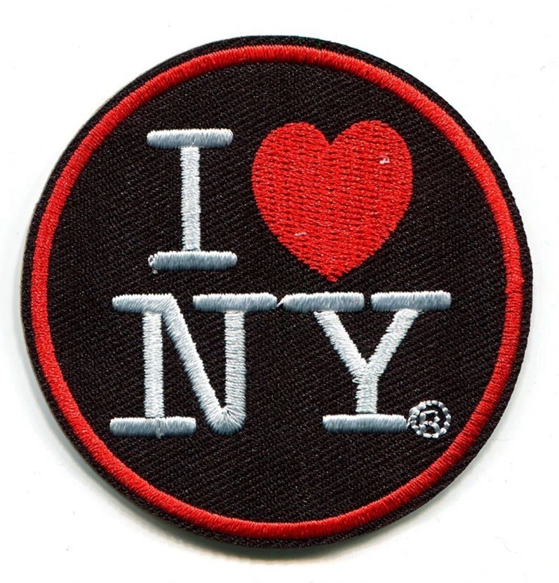 Embroidered Sew or Iron on patch I Love NY heart new york travel tourist