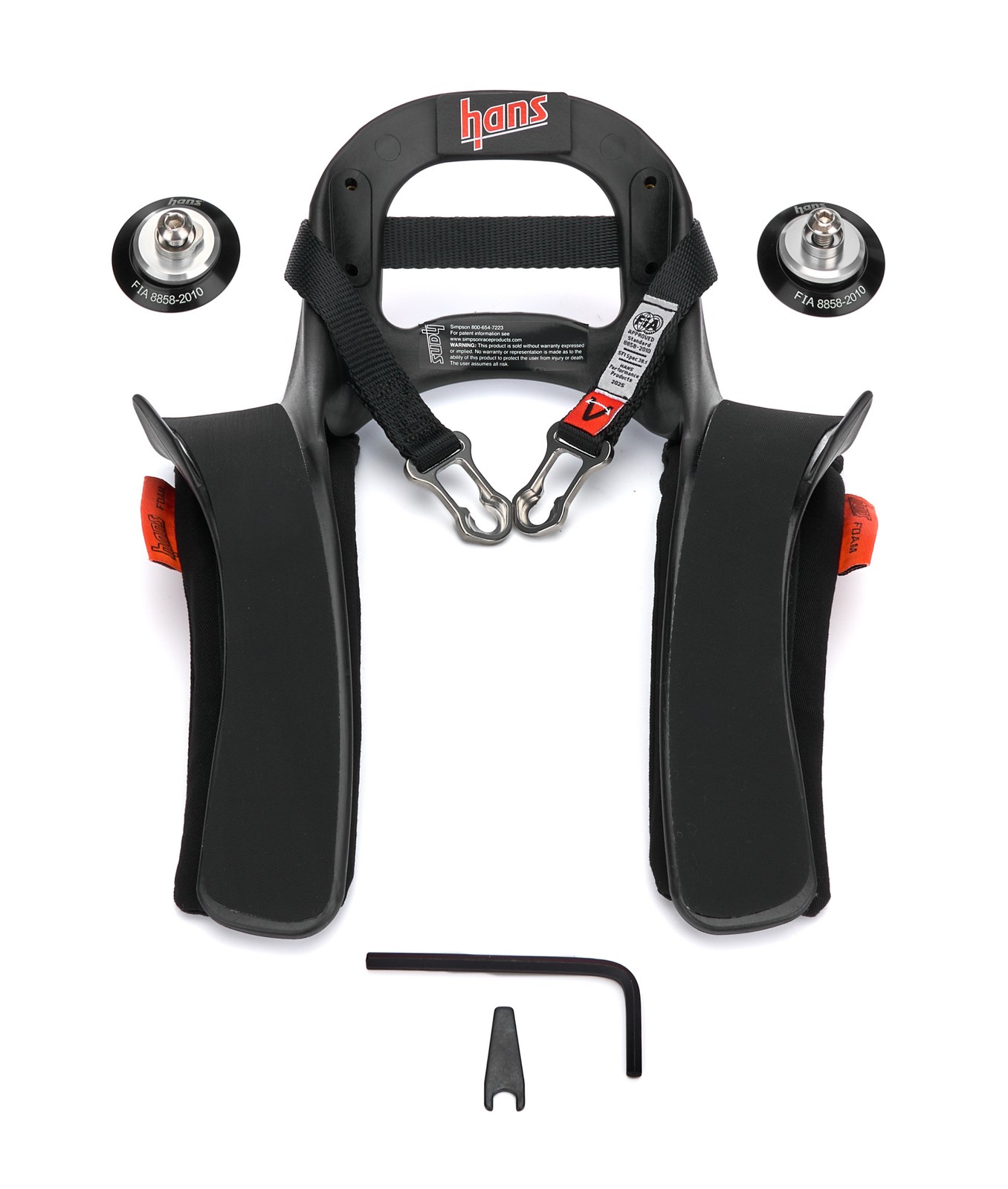 Hans III 20° Youth Head and Neck Support with Helmet Anchor, SFI 38.1