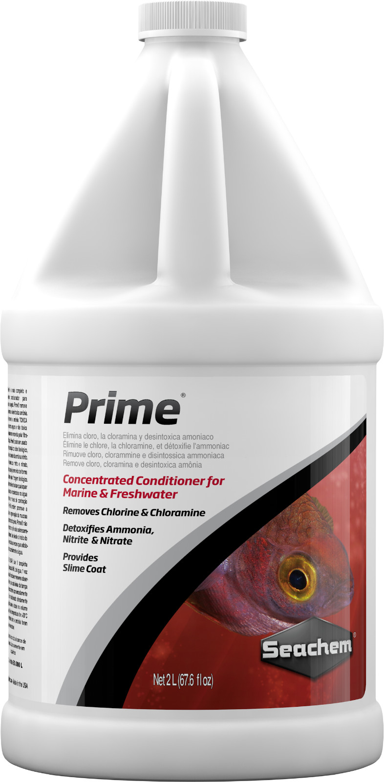 SEACHEM PRIME Aquarium Conditioner Chlorine/Chloramine/Ammonia Remover 2 liter