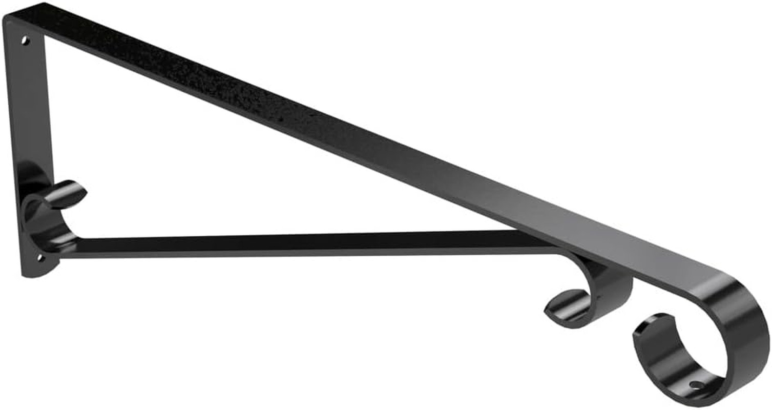 N274-621 V2656 Plant Brackets/Sign Holders in Black, 15"