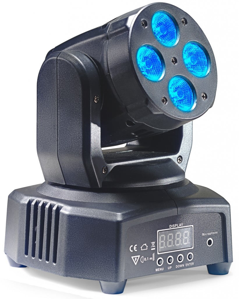 Mini Moving Head RGBW LED Stage Light DMX512 DJ Party Club Wedding Disco Lamp