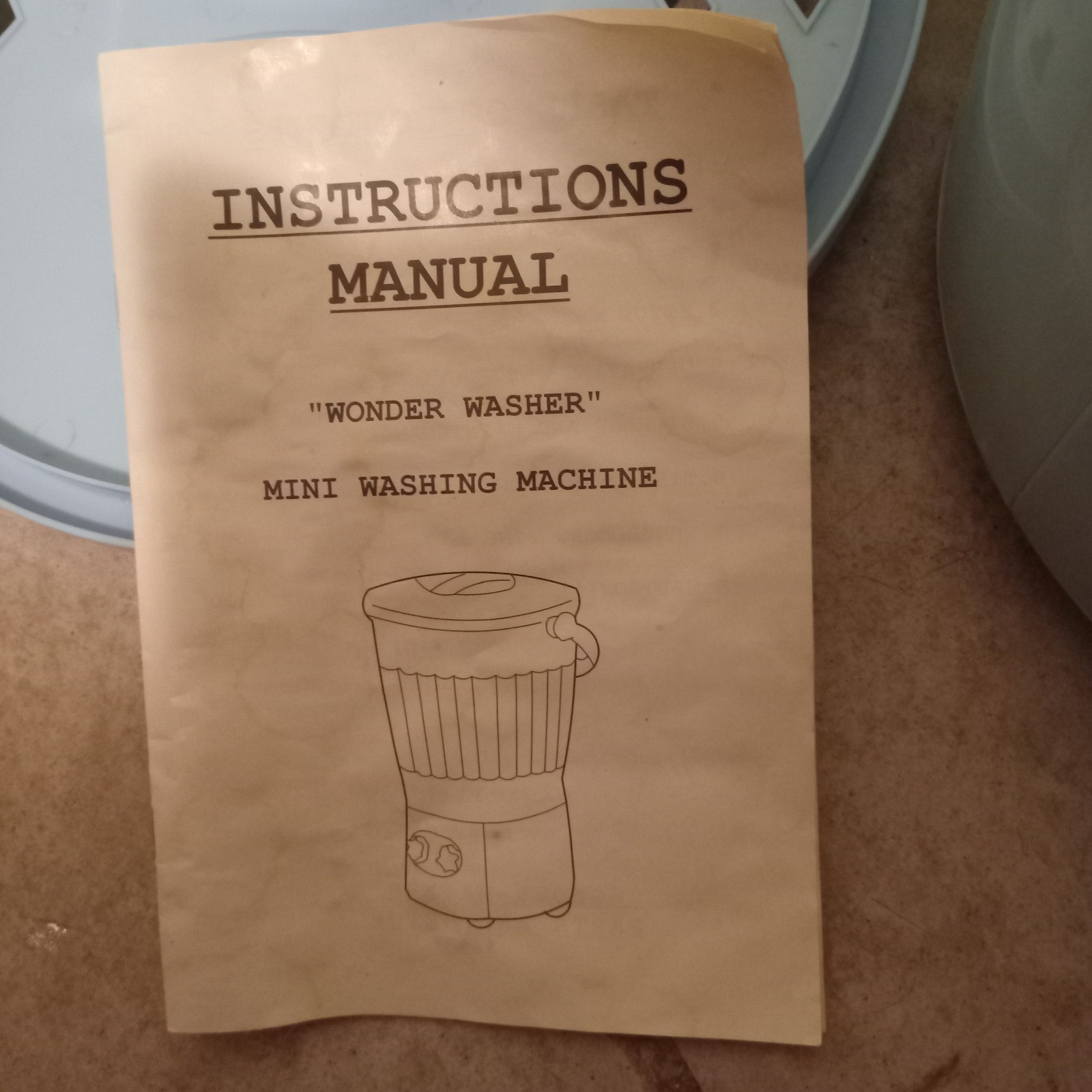 WONDER WASHER MINI WASHING MACHINE MODEL ETI-65