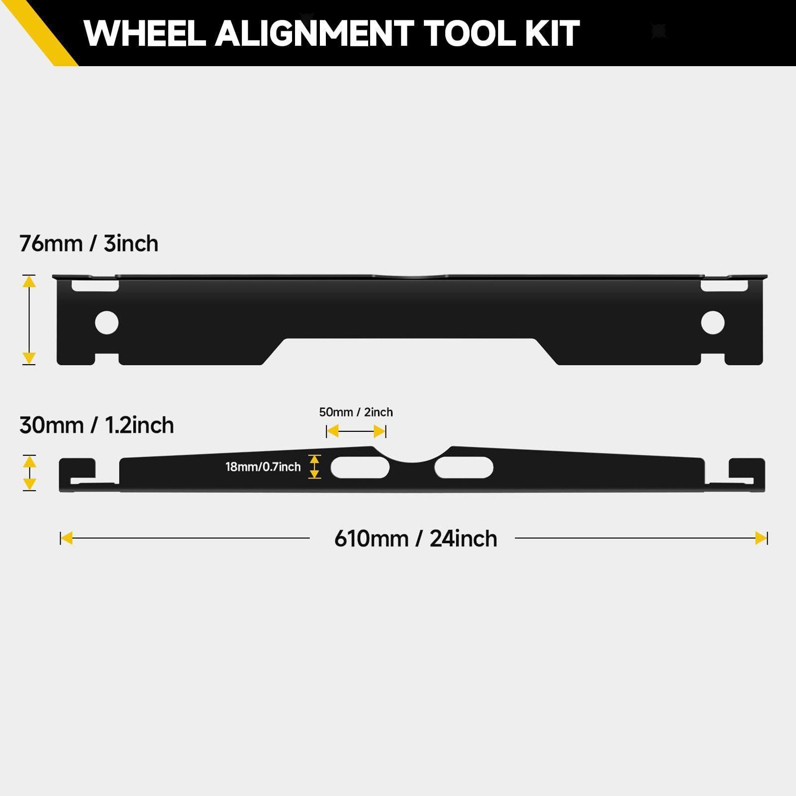 Wheel Alignment Tools Measuring Tapes Maintenance with Hanging Holes Portable
