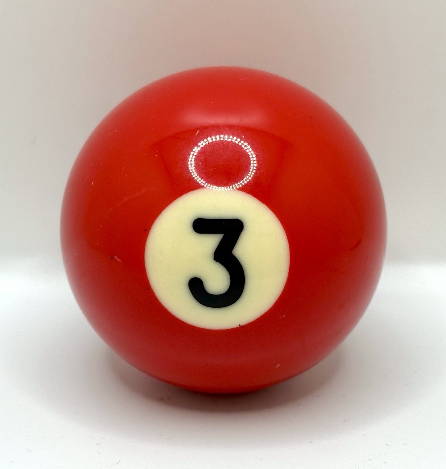 Replacement Standard 2.25” Billiard Pool Ball Number 3 Red