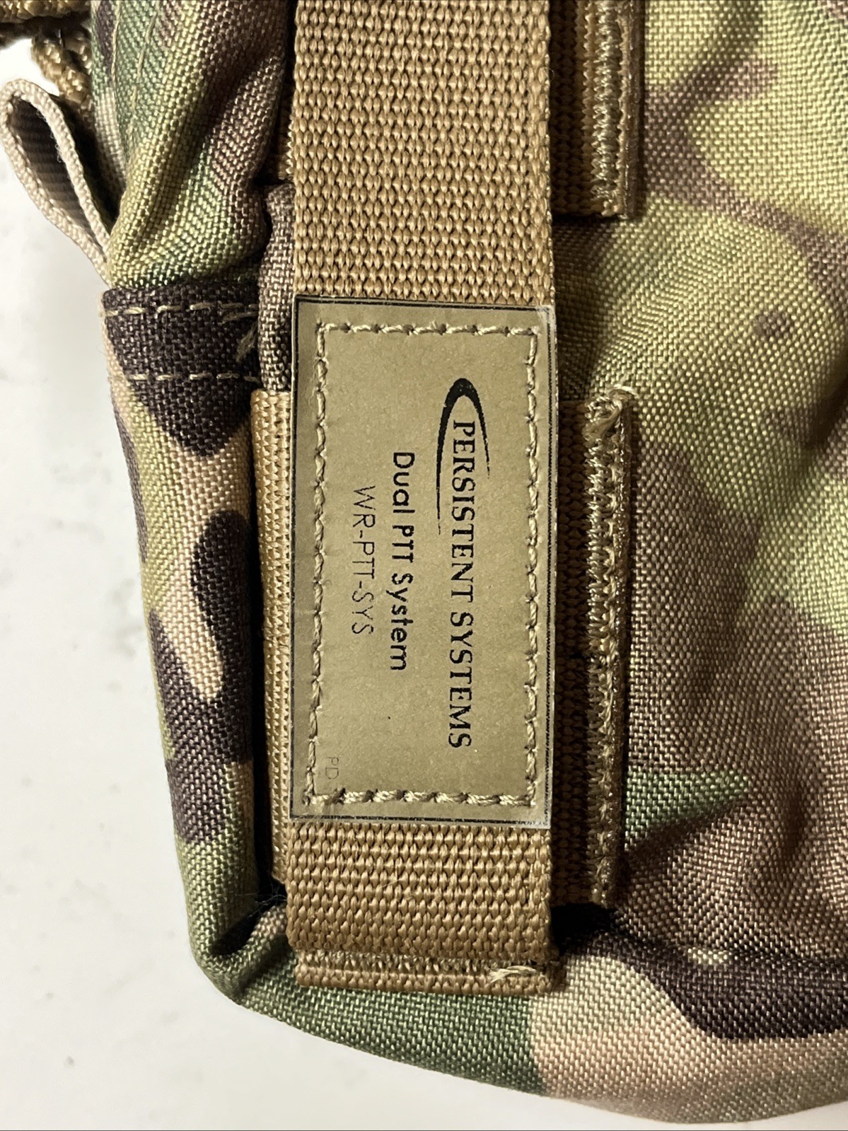 Persistent Systems Multicam Dual PTT System Pouch WR-PTT-SYS