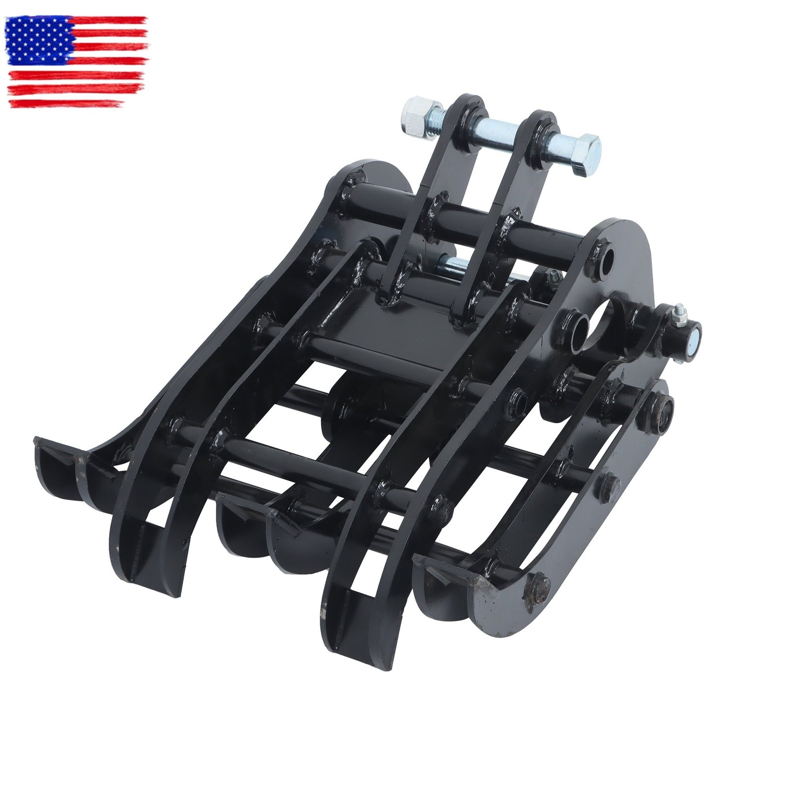 Mini Excavator Bucket Grapple - Adjustable Wide Jaw Claw for Digging & Grabbing