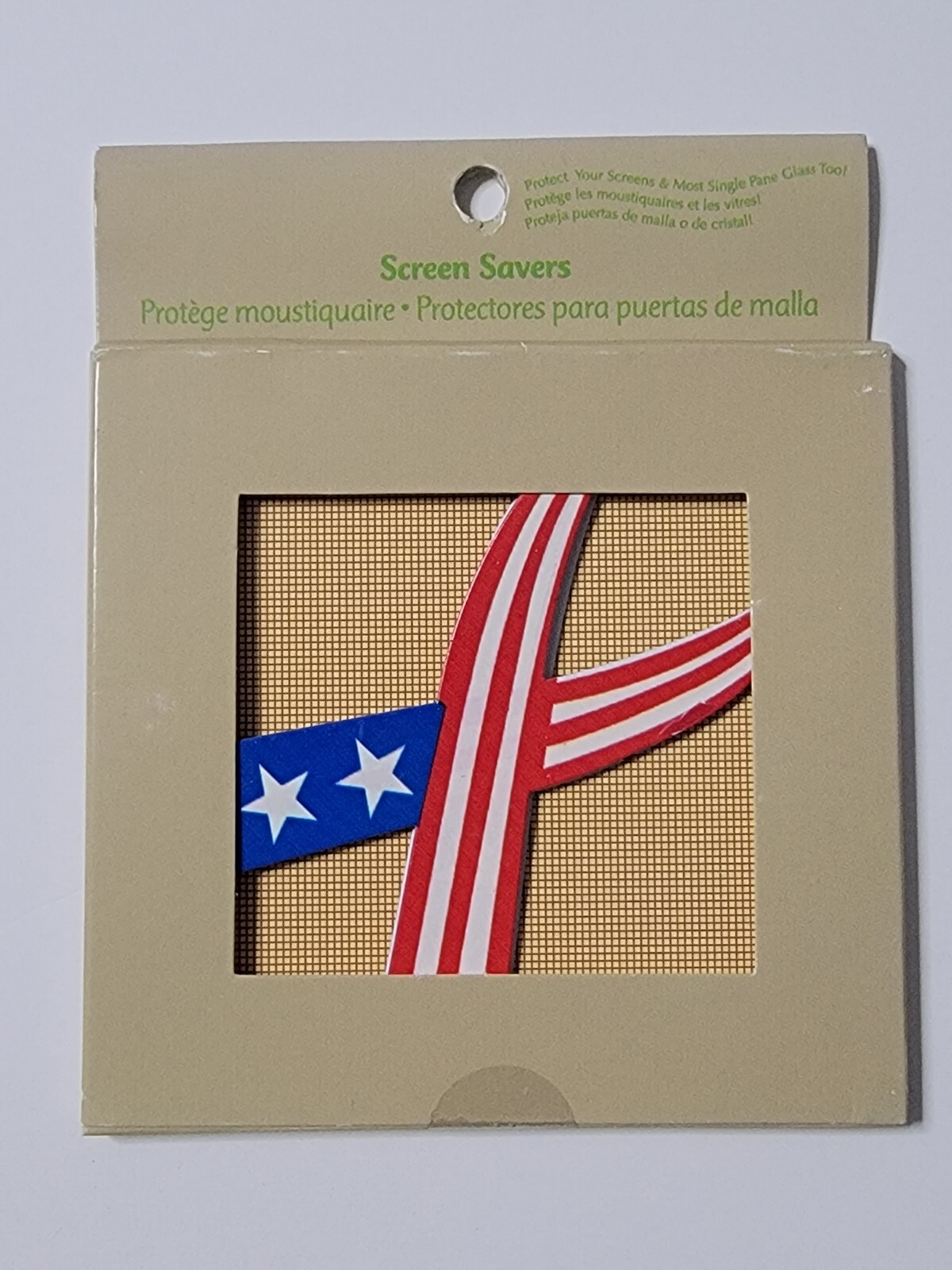 Evergreen Garden American Flag Ribbon Magnetic Screen Door Window Saver Magnet