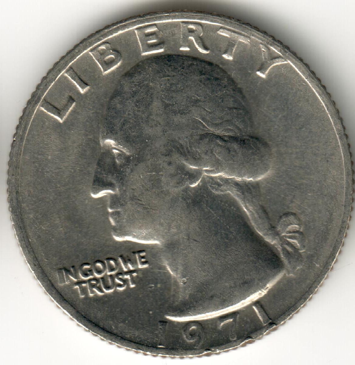 USA - 1971P - Washington ¼ $ - Heraldic Eagle - 2nd Rarest of P/D Quarters 65-98