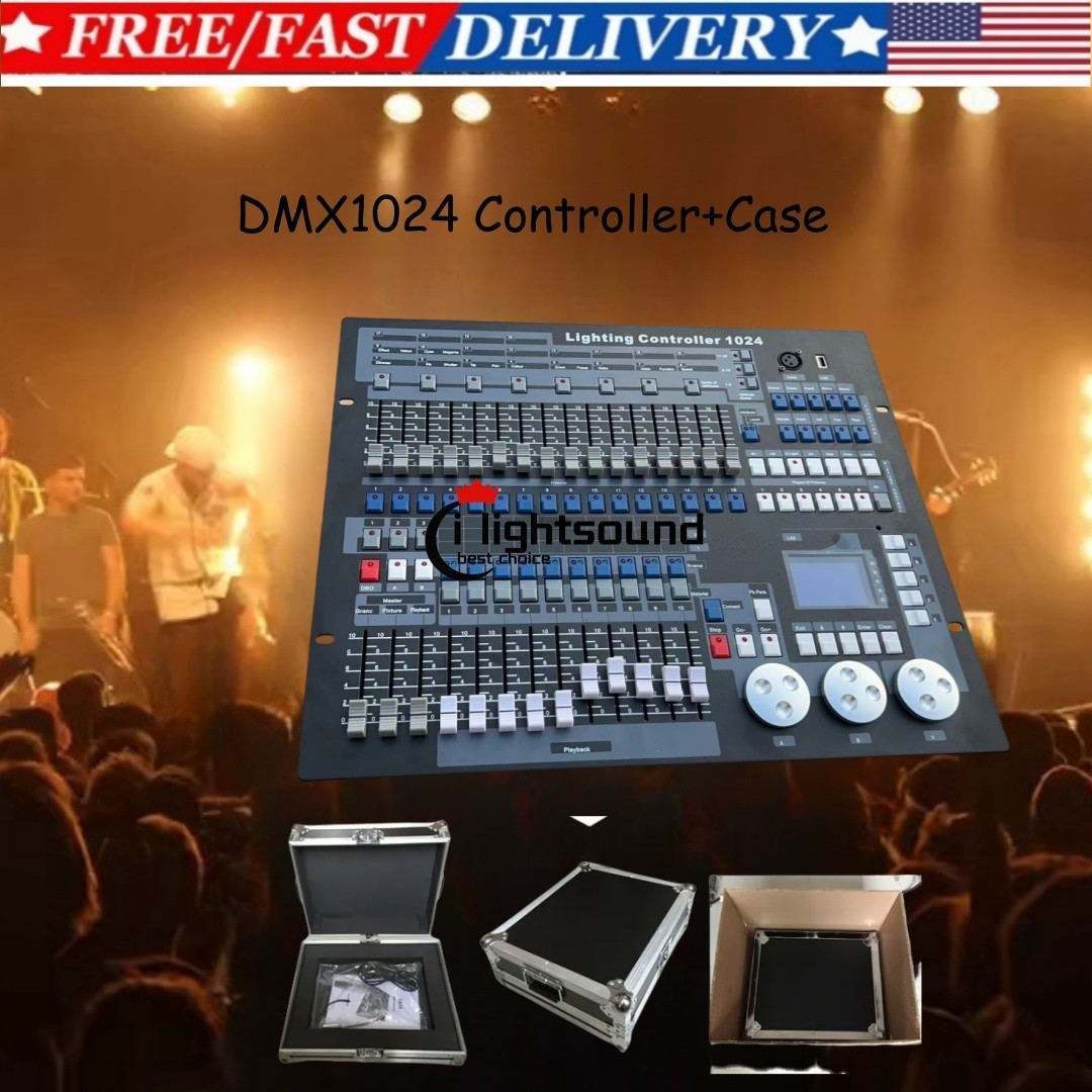 free ship Kingkong 1024 DMX512 Controller Light Console for Stage Light Show