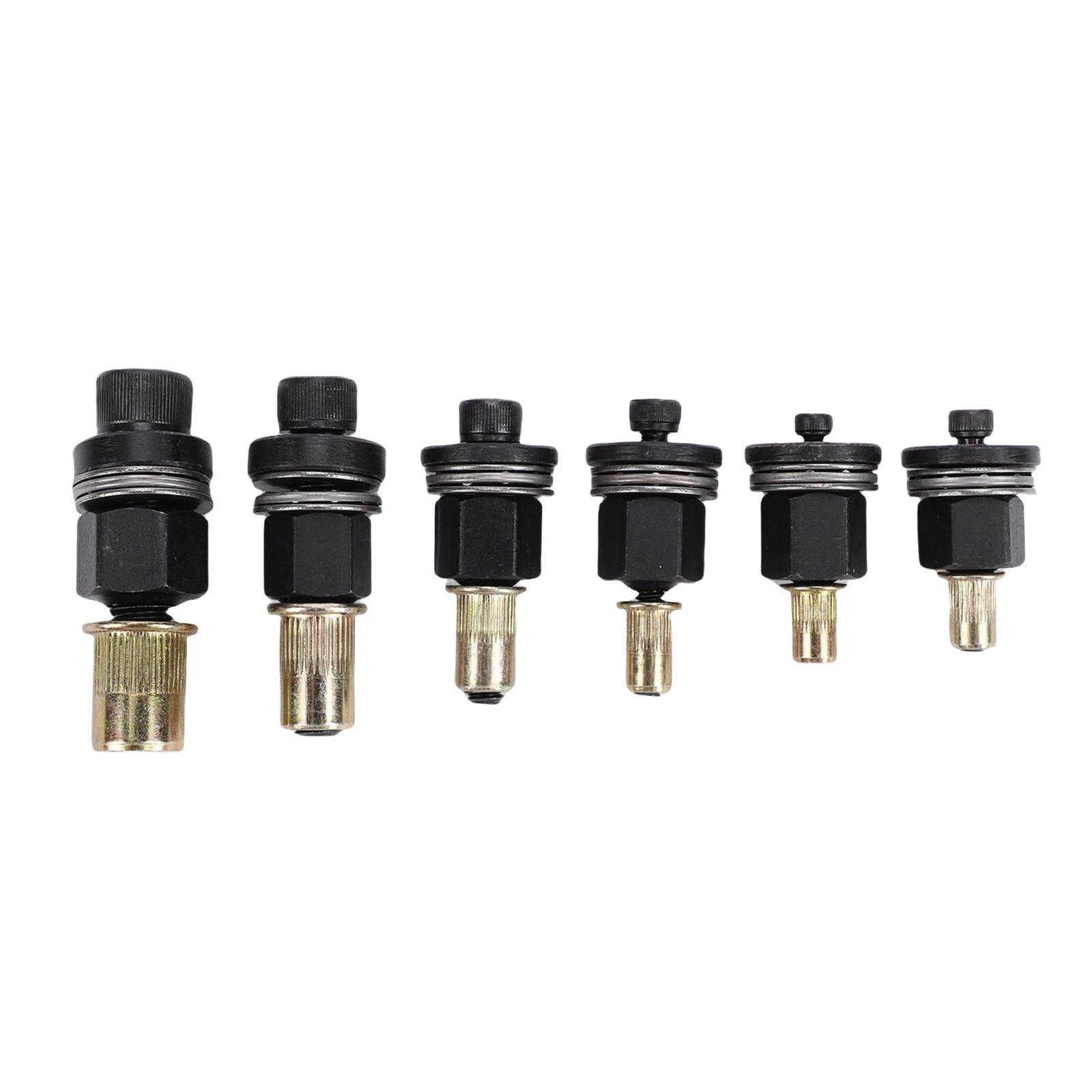 6Pcs Hand Rivet Nut Tool Mandrel Set Efficient For Riveting Application