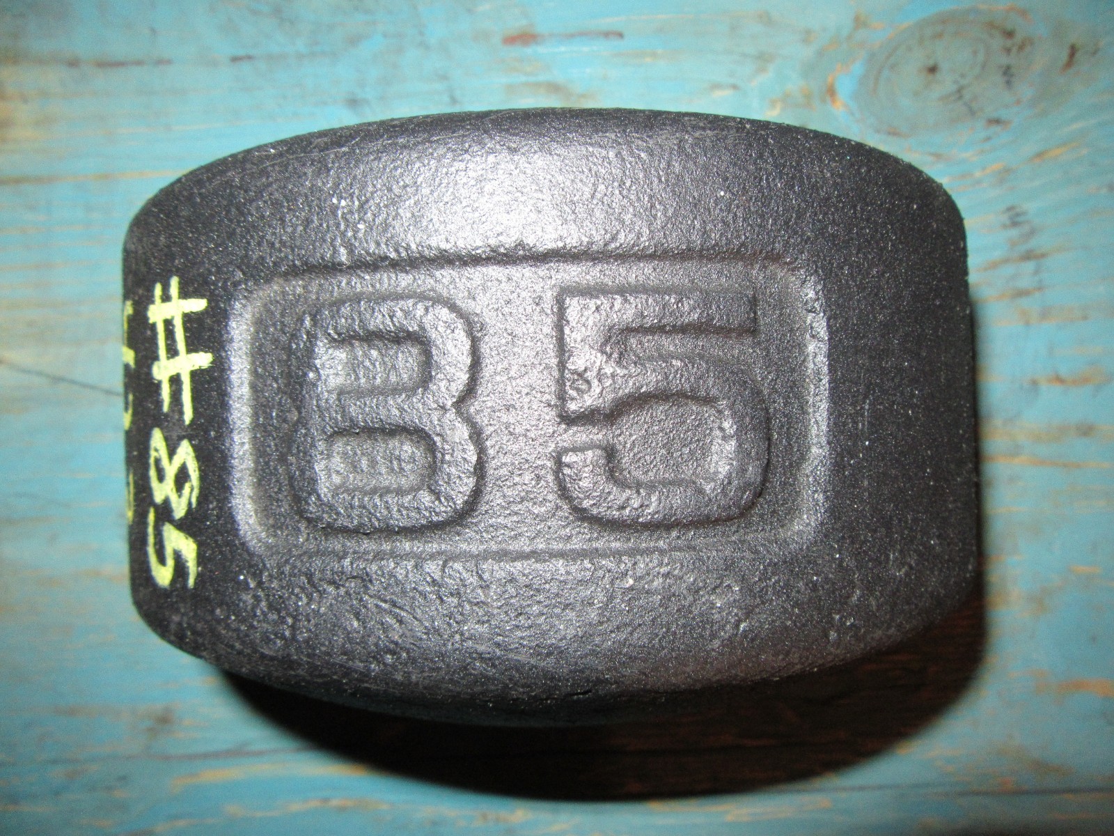 YORK Legacy Half 85 Pound Blob Grip Number Side 2nd Generation