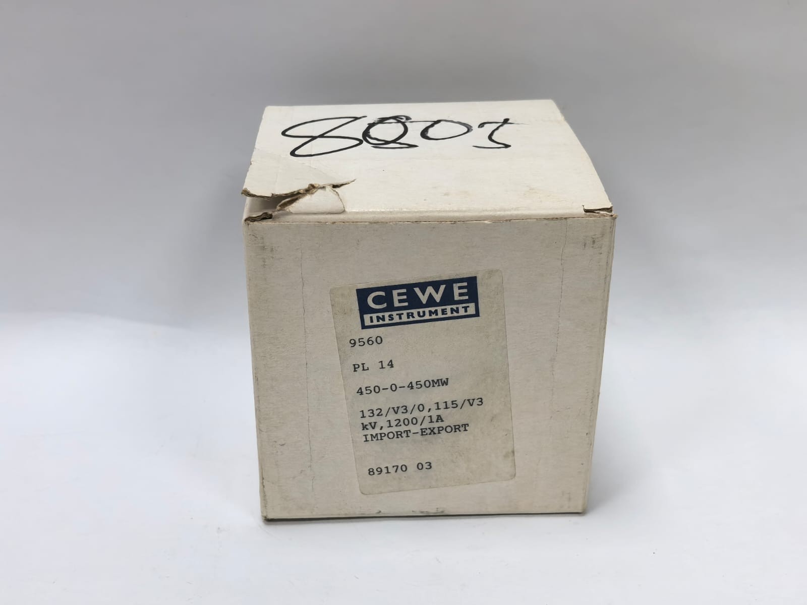 CEWE INSTRUMENT PL 14 PANEL METER 9560 450-0-450MW