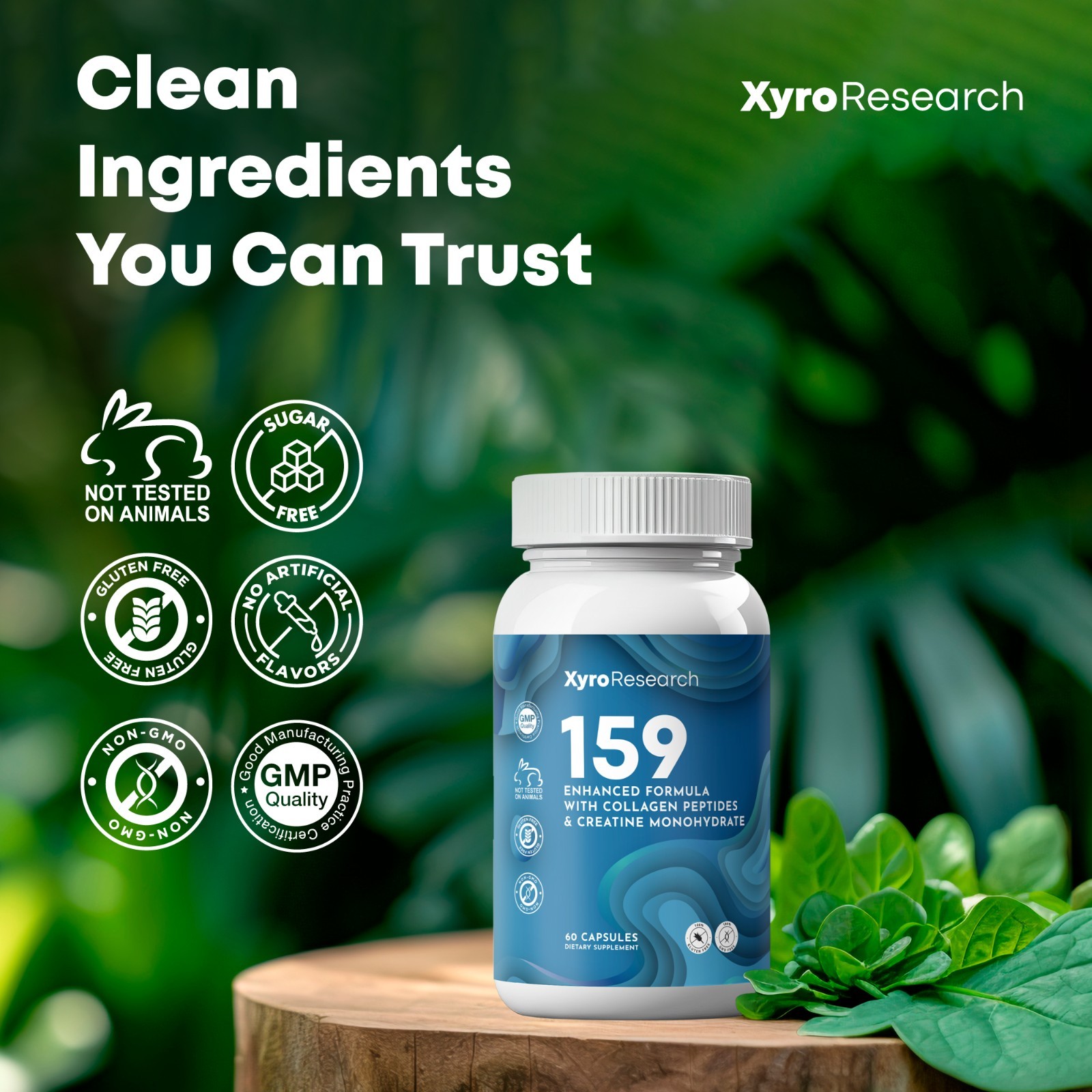 Xyro Research 159 Capsules 1500mcg - 159 Supplement