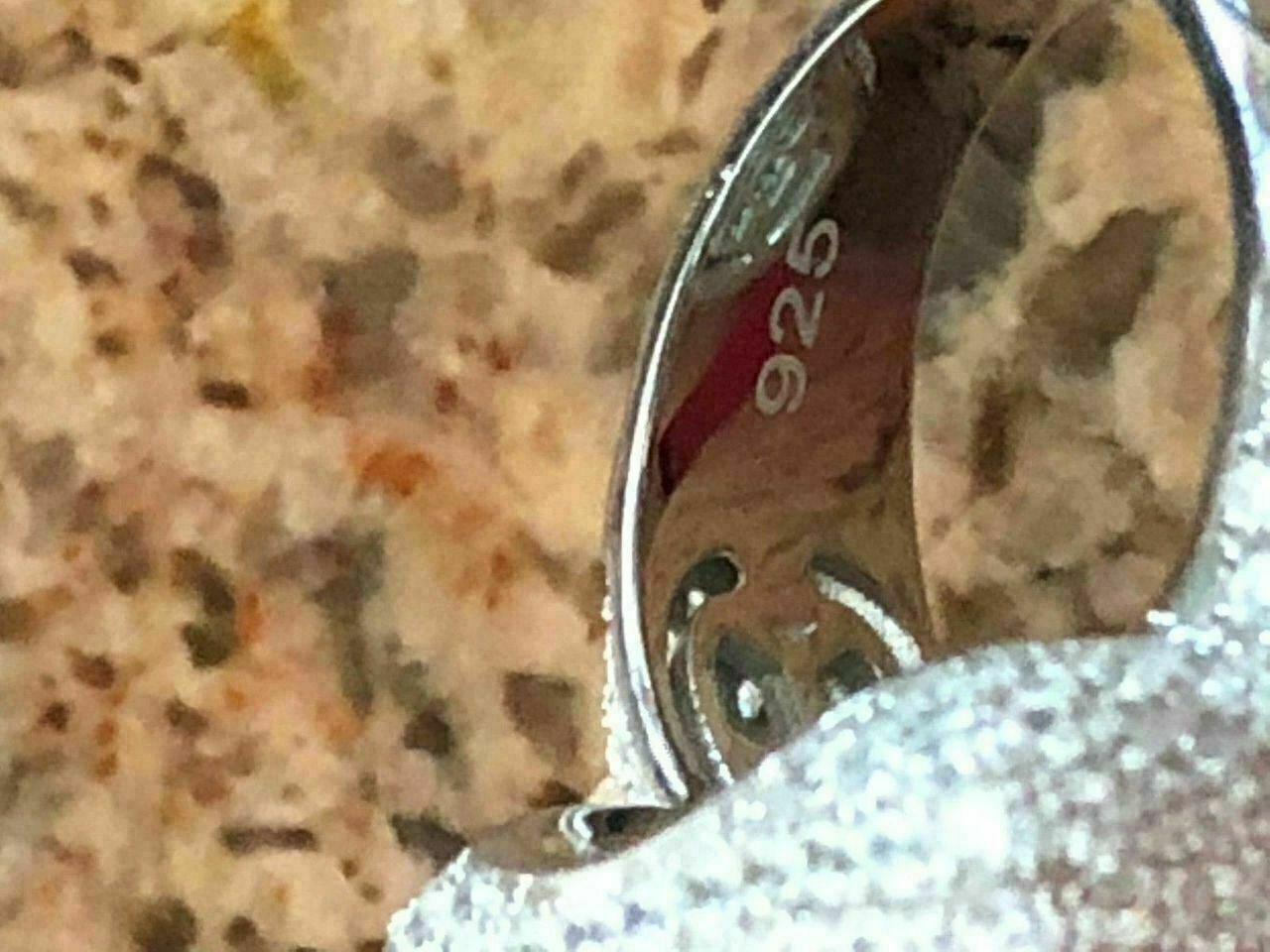 Solid 925 Silver Men's Hip Hop Rapper Big Heavy Large CZ Pinky Square RING ICY