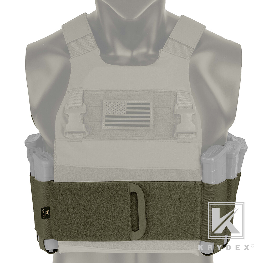 KRYDEX Tactical Stretch Cummerbund Mag Pouch for LBT FCPC Slicker Ranger Green