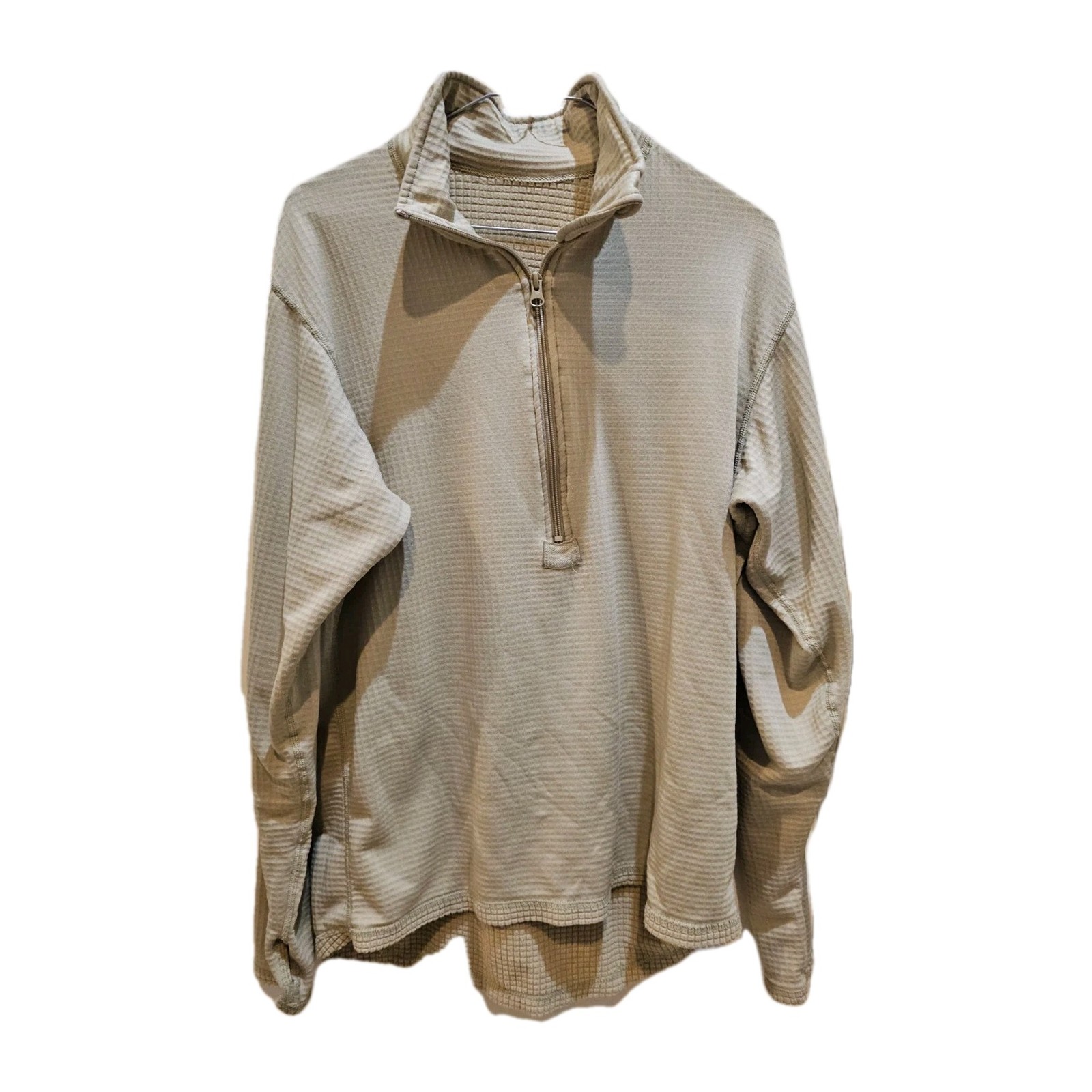 US Army Polartec Tactical Base Layer  Men M-L Tan Fleece Thermal Cold Weather