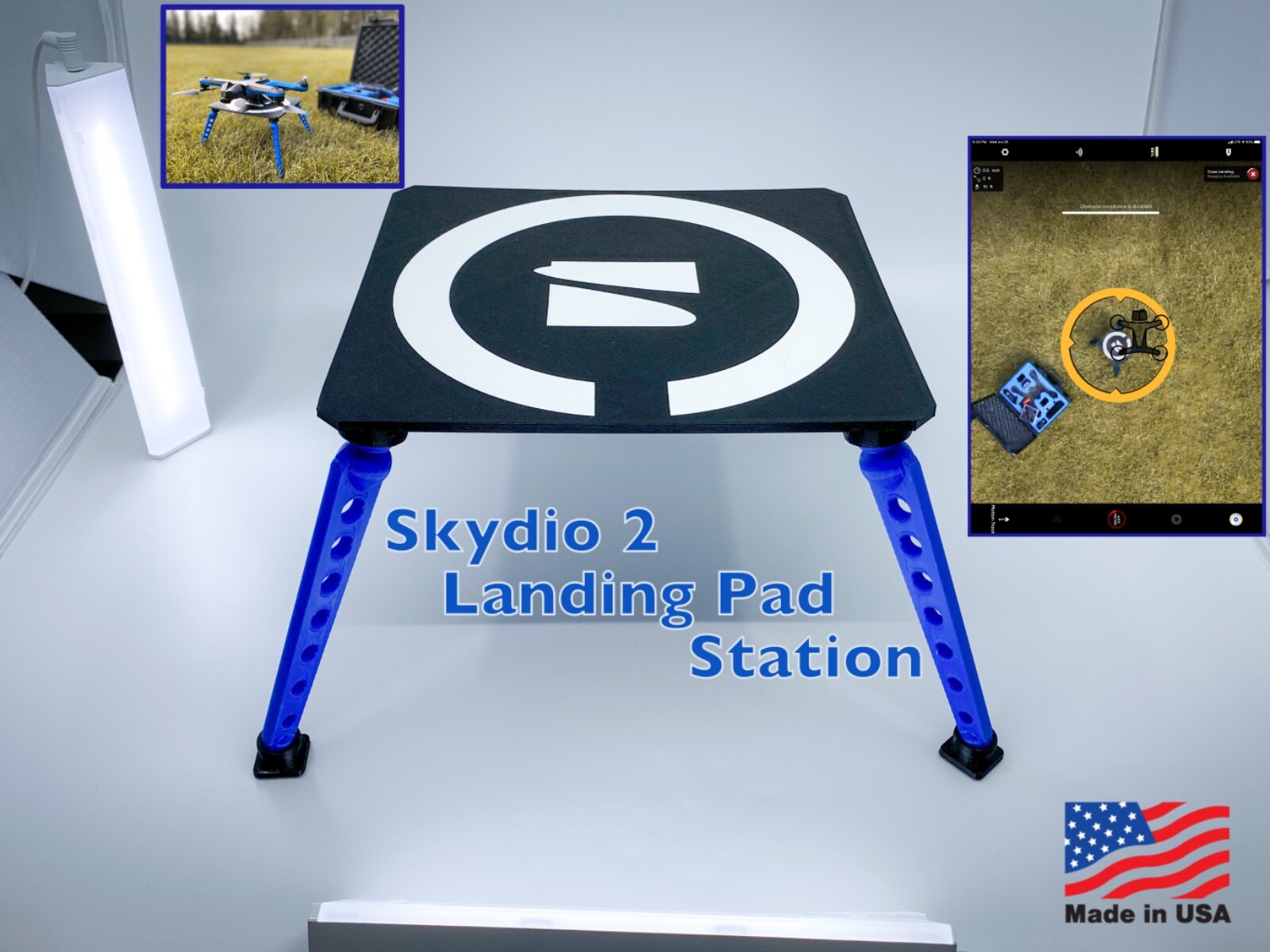 Skydio 2 Plus Drone Landing Pad Station FPV Helipad Launch Base