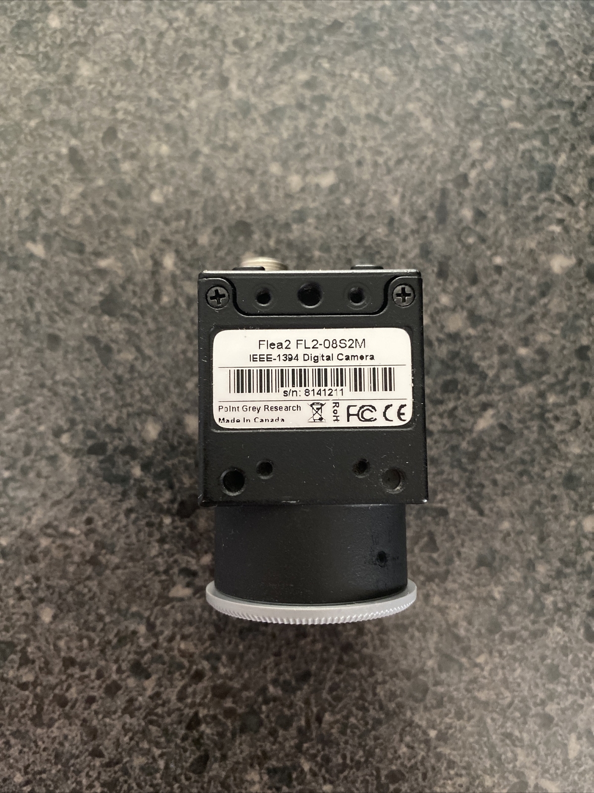 Point Grey camera Flea2 FL2-08S2M FireWire Untested