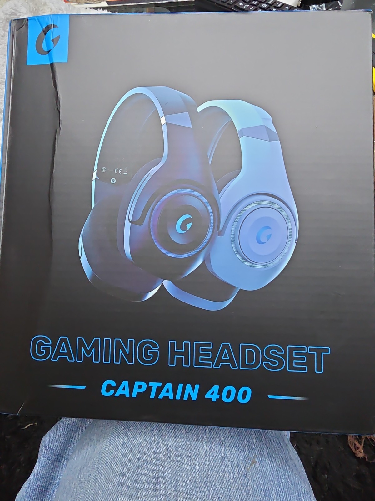Captain 400 Black Black And Red Gaming Headset