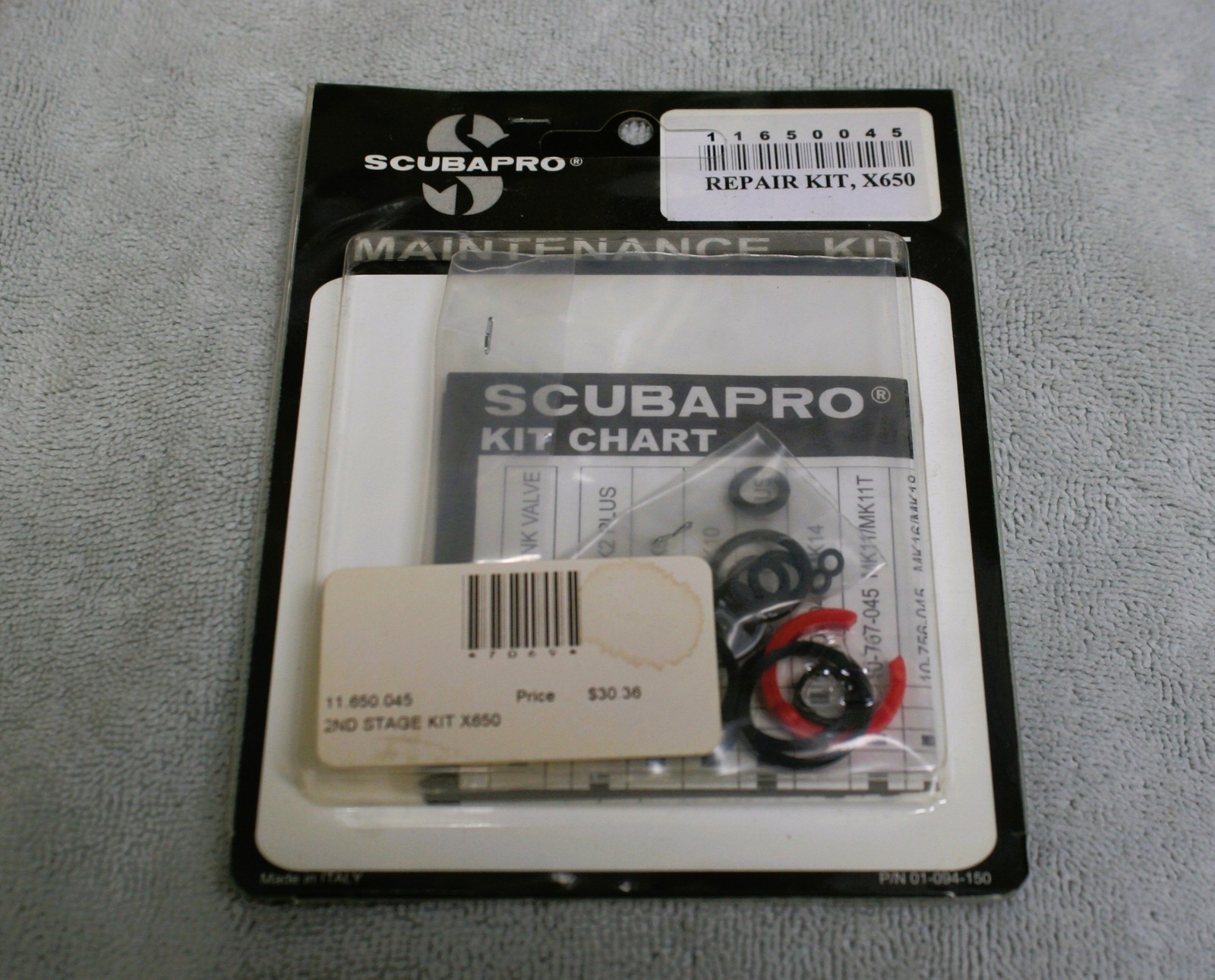 Scubapro X650 scuba diving second stage service kit