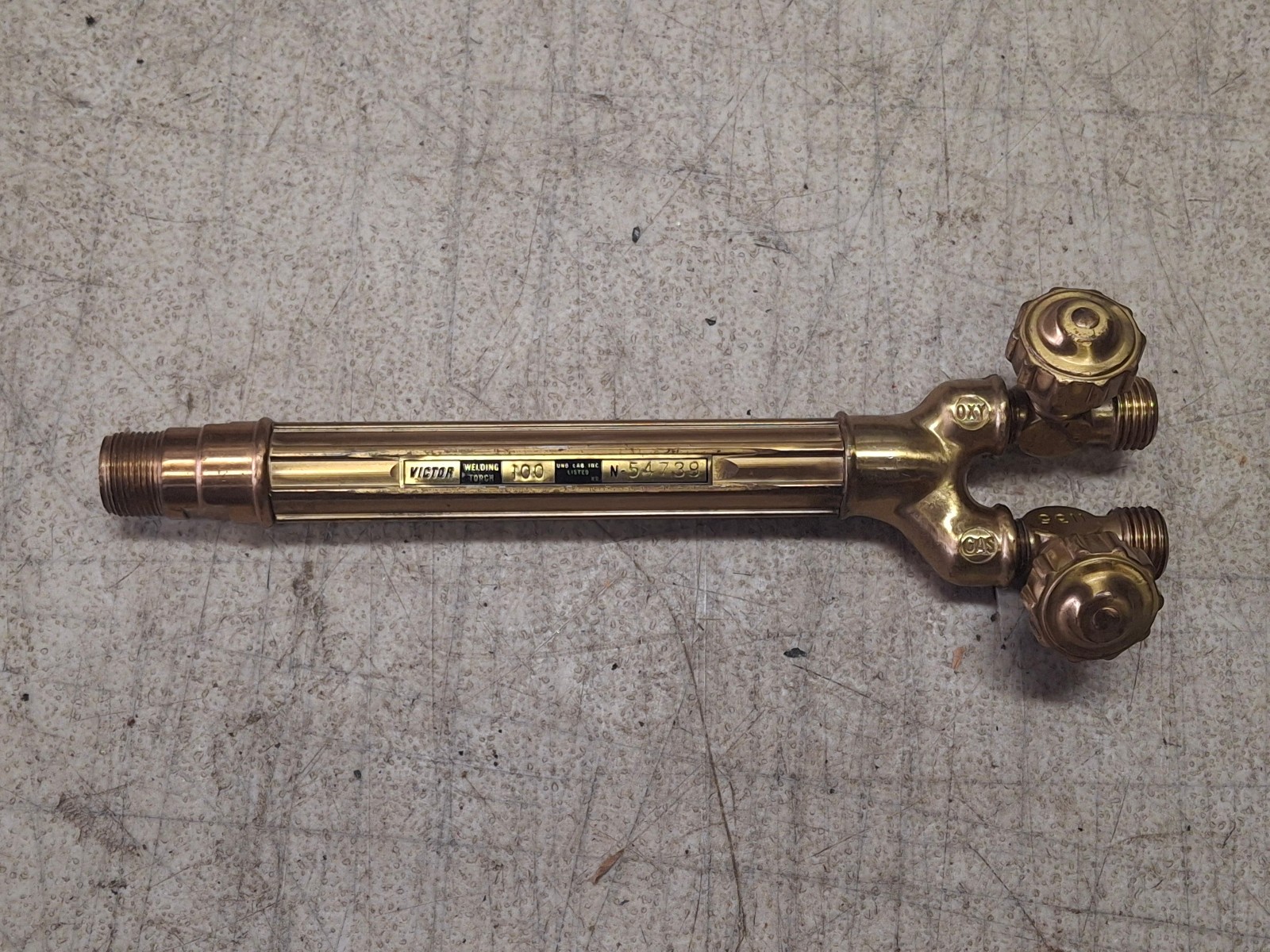 Victor 100 Cutting Welding Torch Handle Oxy Gas D382-0008