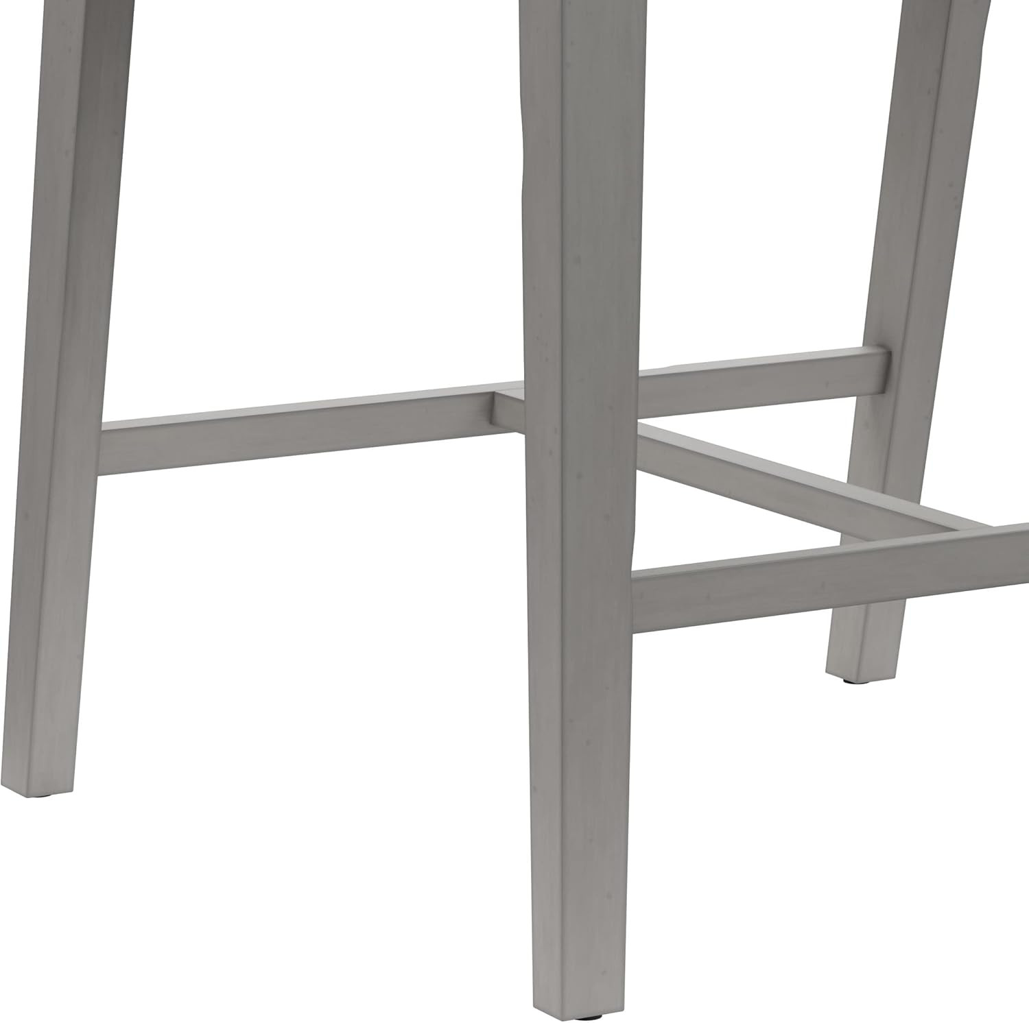 Dresden Wood Counter Height Stool, Distressed Gray
