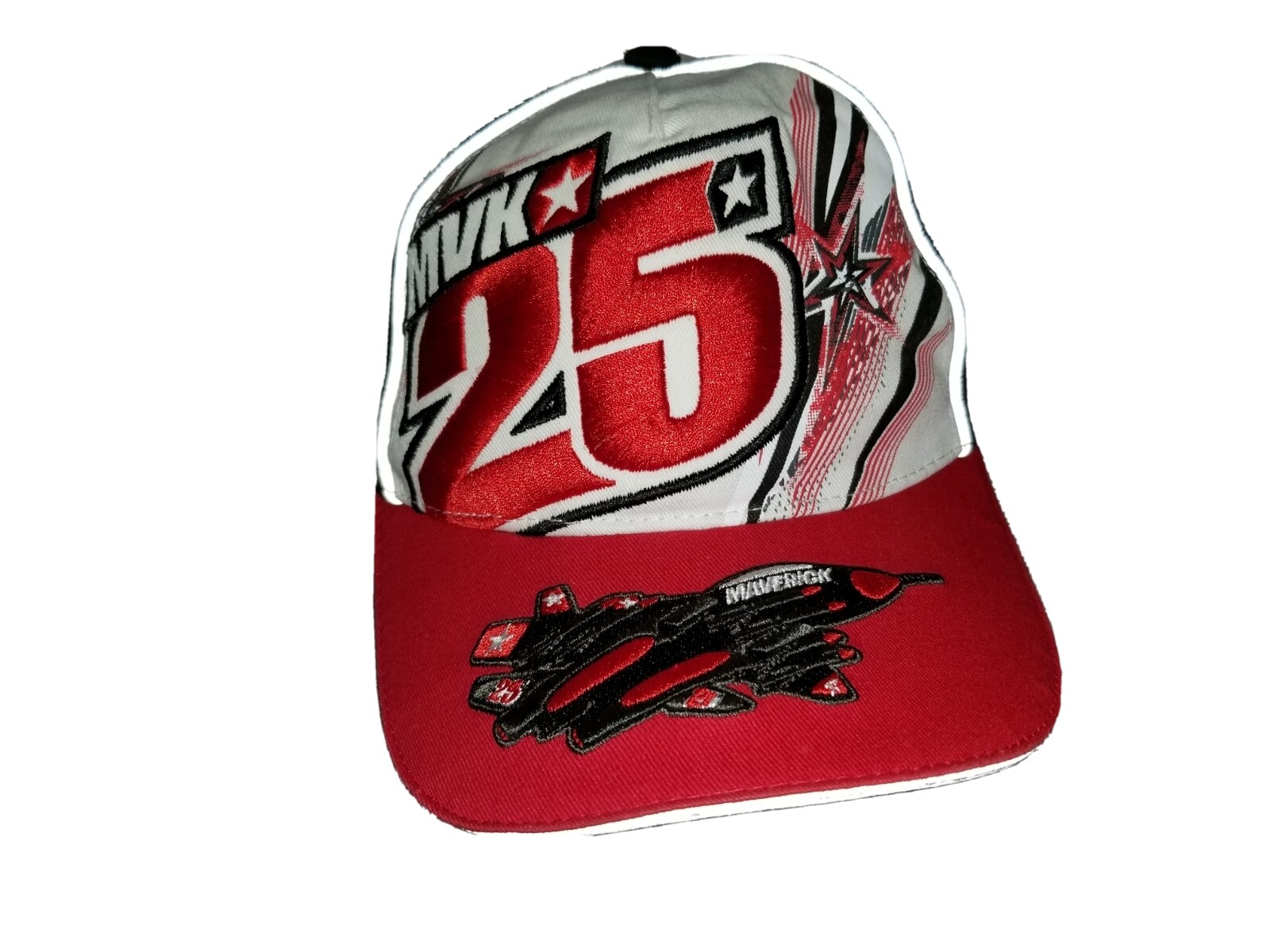 Nice Reflective MVK 25 Maverick Racing  Cap Hat Young Adult Size SnapBack Cotton