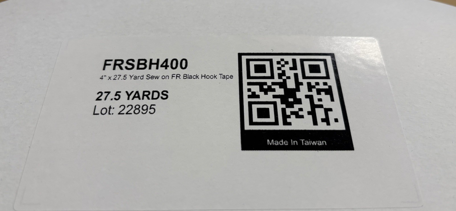 Halco FRSBH-400 4x27.50 Black FR Hook