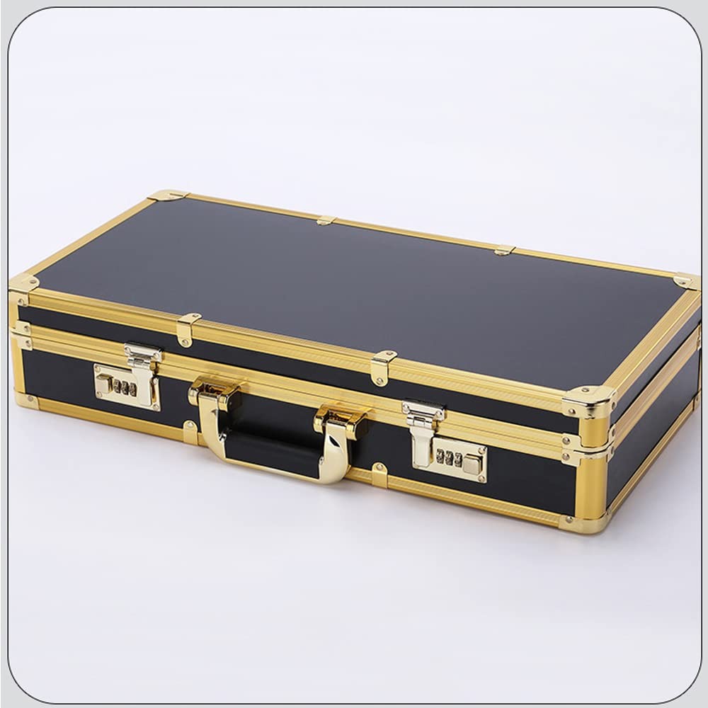 2pcs Tool Box Hasp, Luggage Combination Lock, Briefcases Yellow or Silver