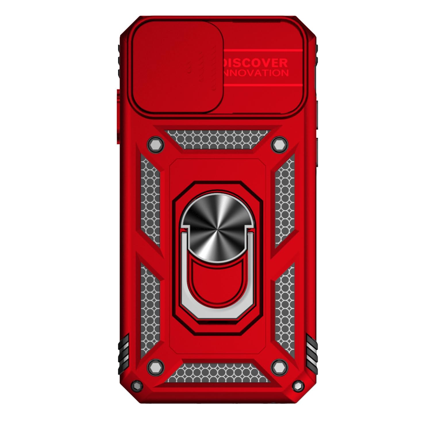 SunStory Compatible with iPhone SE 2022/2020/3rd/2rd / 6/7/8 Case HD Red