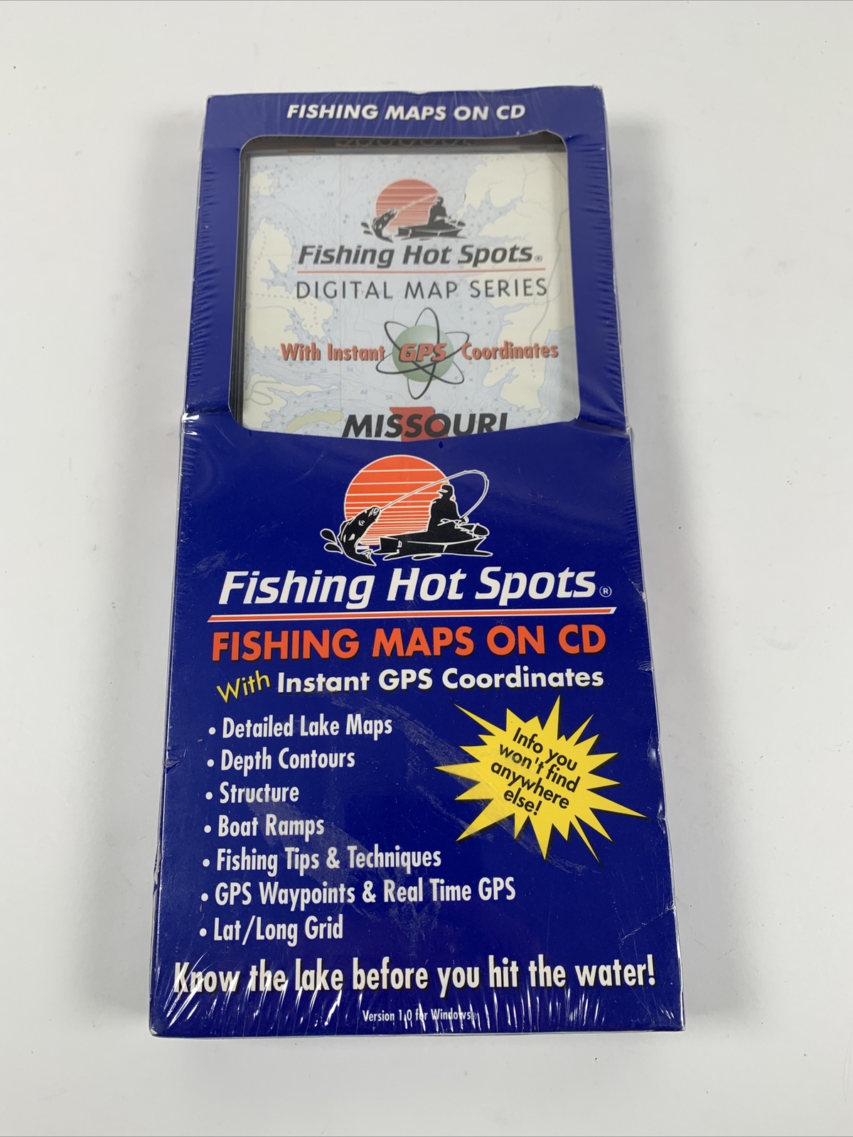 Fishing Hot Spots Missouri Digital Map Series On CD Version 1.0 For Windows.