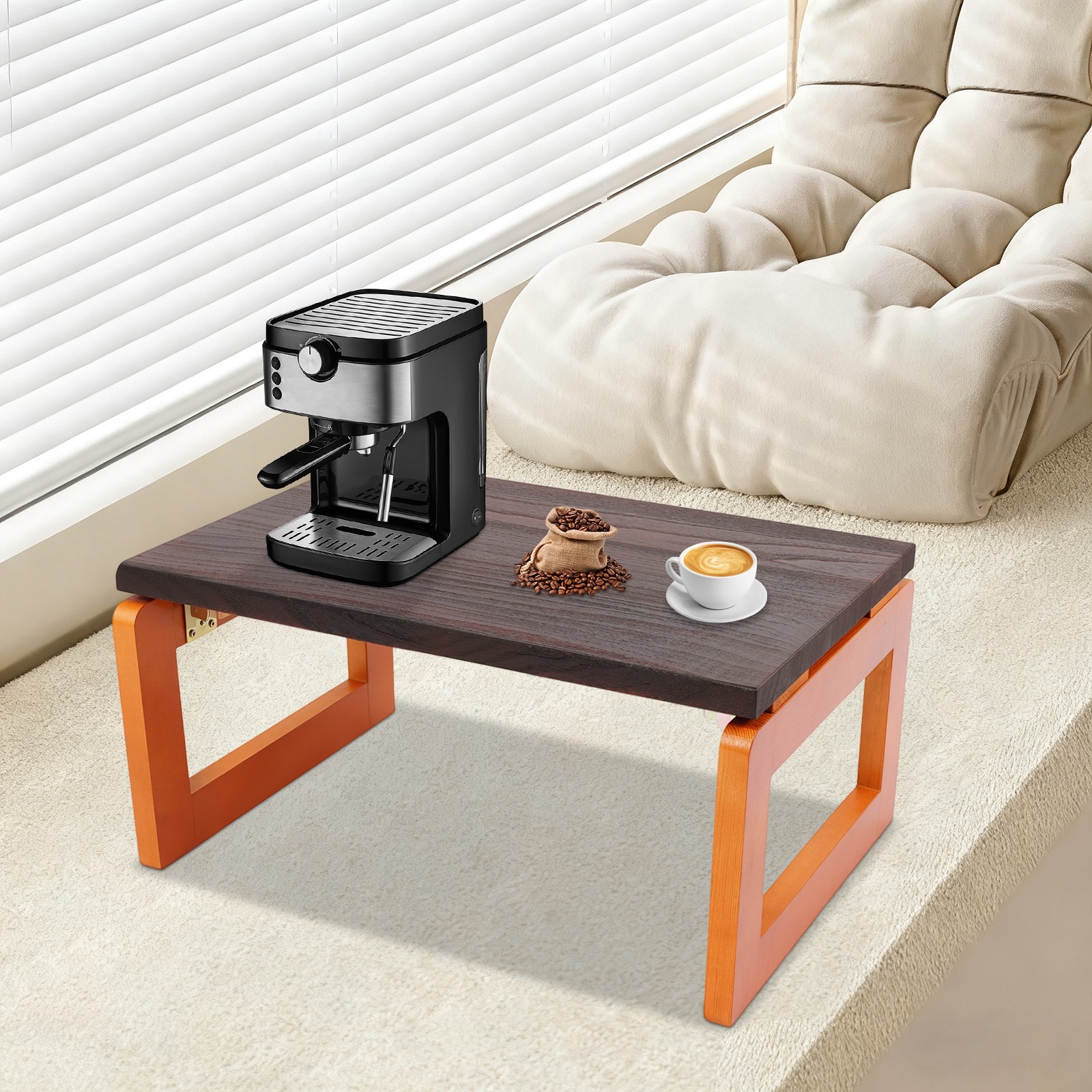 Folding Coffee Table Foldable Wooden Low Coffee Table Small Coffee Tea Table