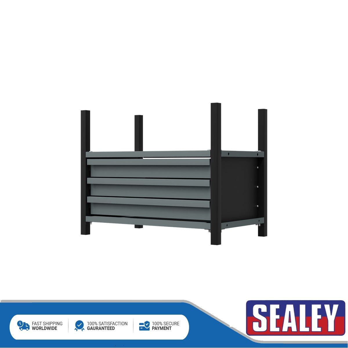 Sealey Modular Storage Mid Unit 3 Drawer & 1 Shelf 580mm APMRM2