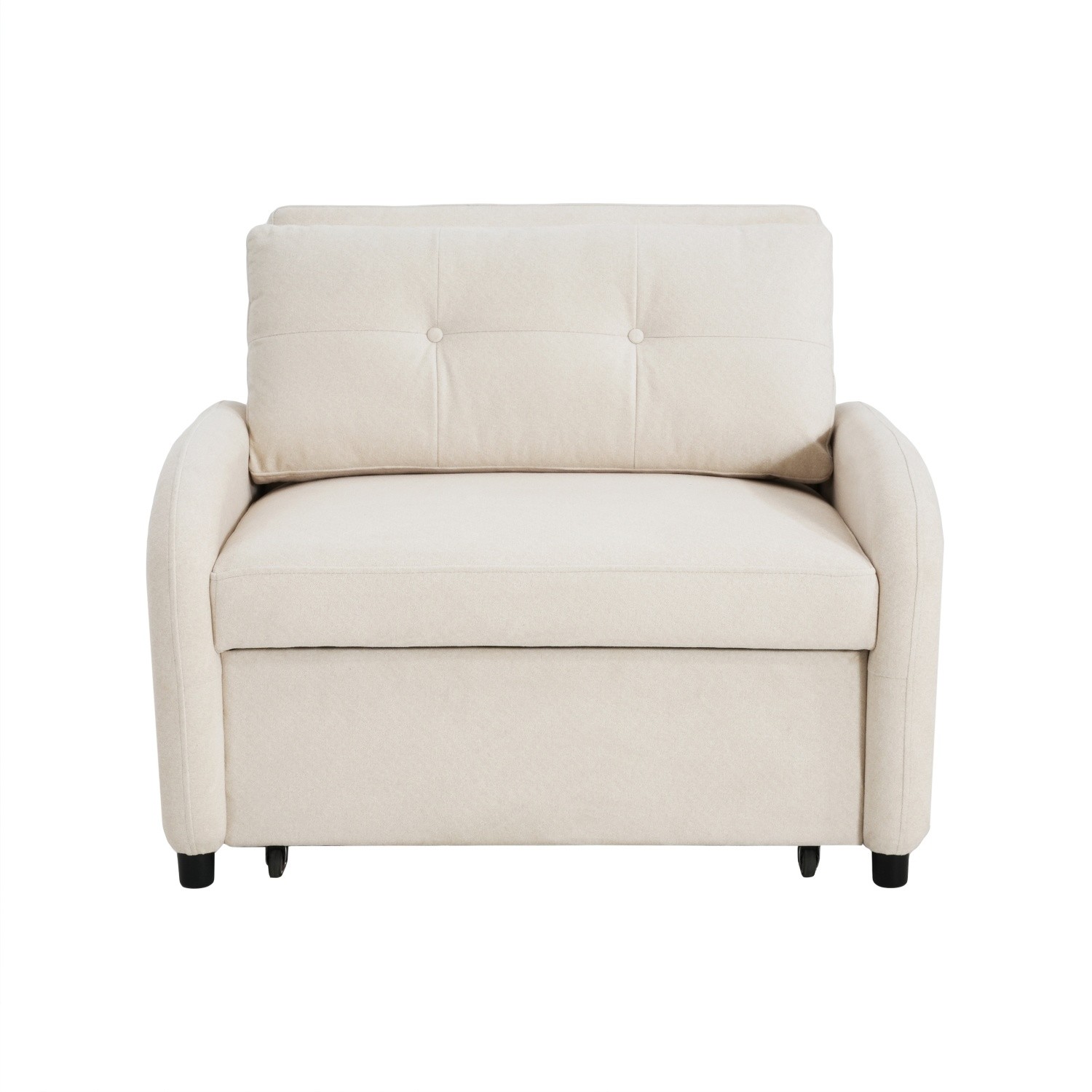 Modern Convertible 3-in-1 Sleeper Sofa Bed Folding Pull Out Bed for Small Space