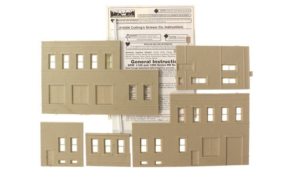 Woodland Scenics 10300 Cutting's Scissor Co. - HO Scale Kit DPM Landmark NEW
