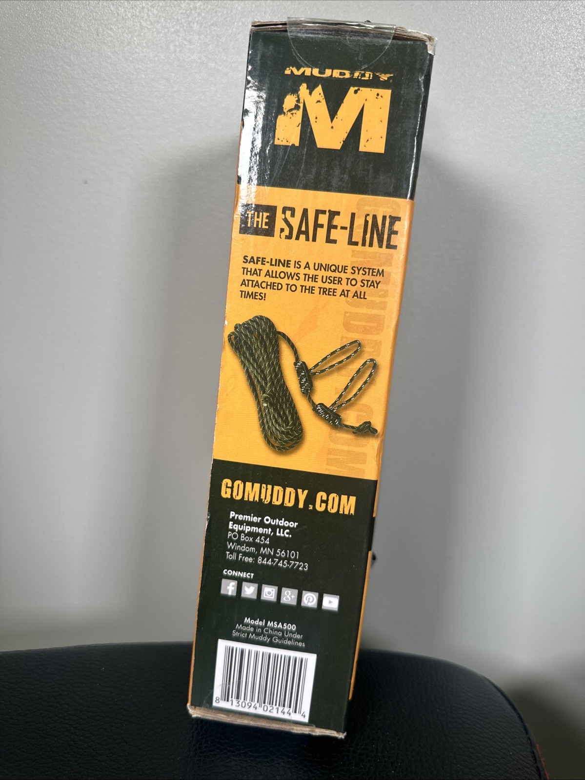 Muddy Safe-Line 30' Reflective Rope, MUD-MSA500