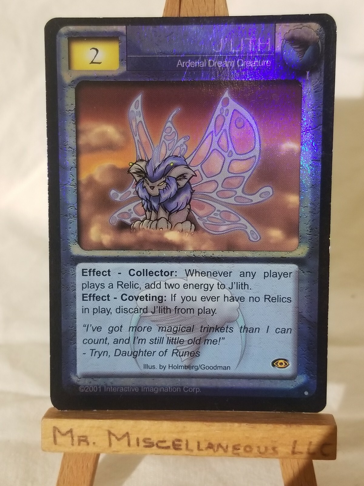 Magi Nation Duel - J'LITH - Arderial Creature - Awakening - Foil / Holo - Rare