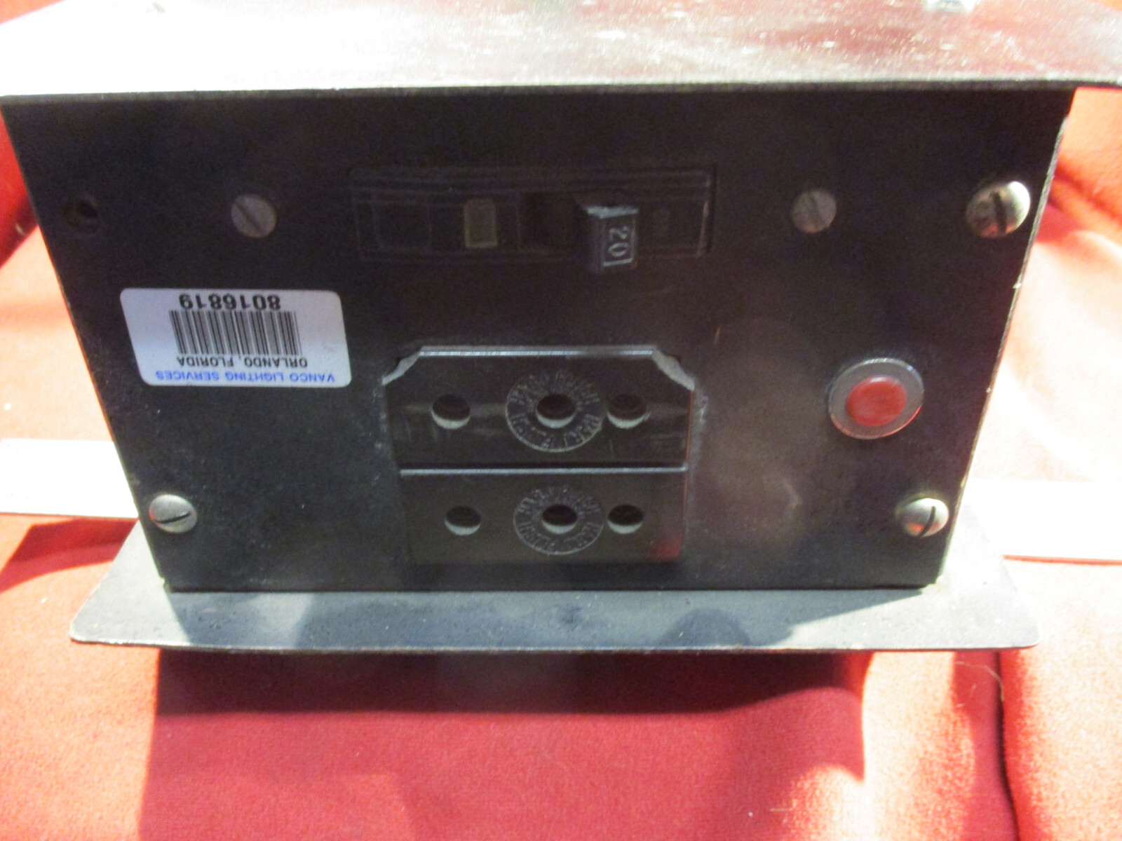 Union Connector #60DB-620GP 60a Stage pin distribution lunch box USED