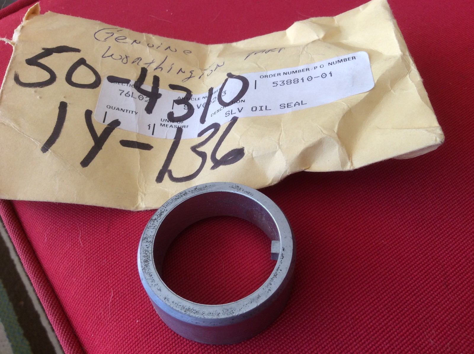 WORTHINGTON SLV OIL SEAL SLV00233 NEW NOS .  $79 SALE